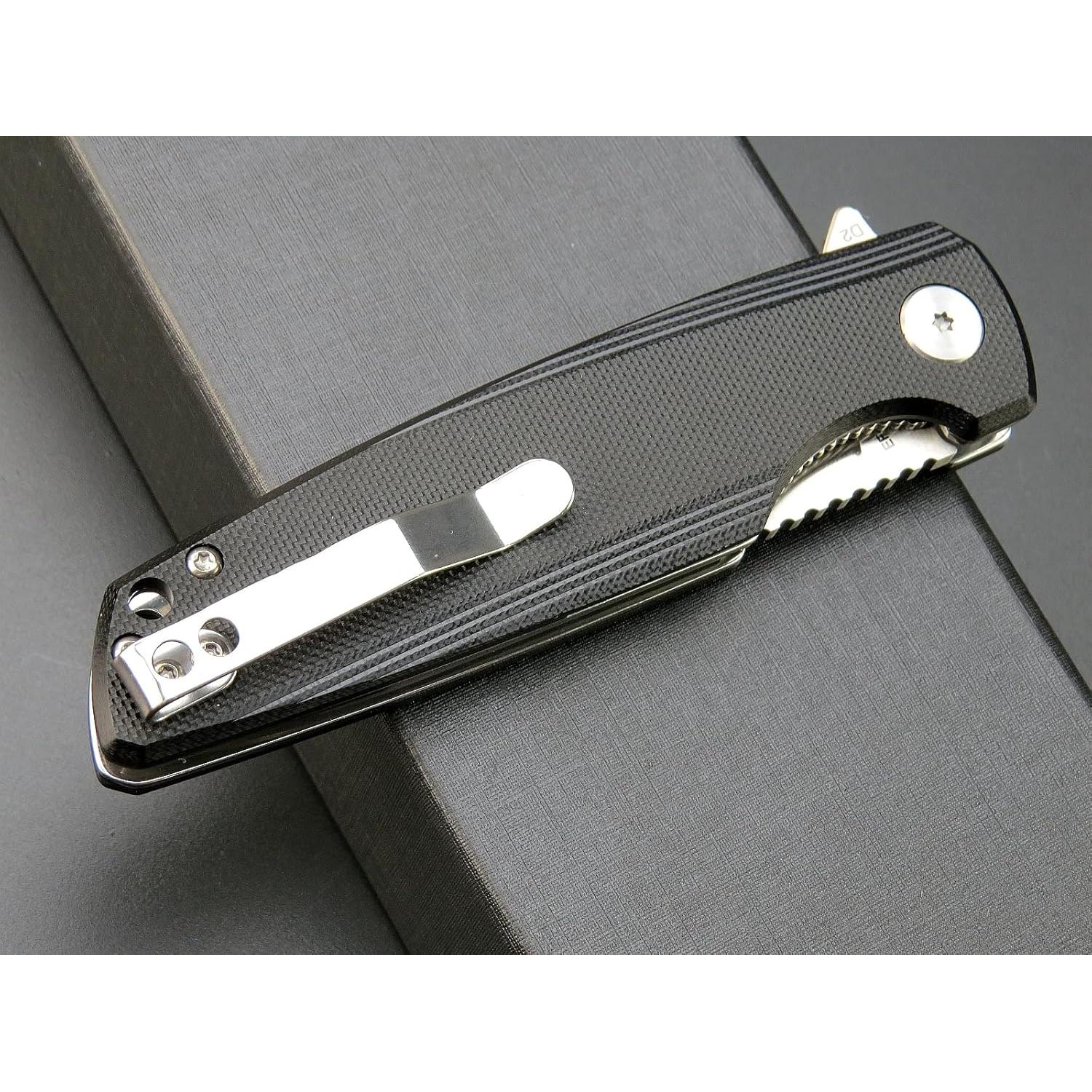 Cuchillo Plegable Eafengrow EF230 Acero D2 Mango G10 20.8 cm