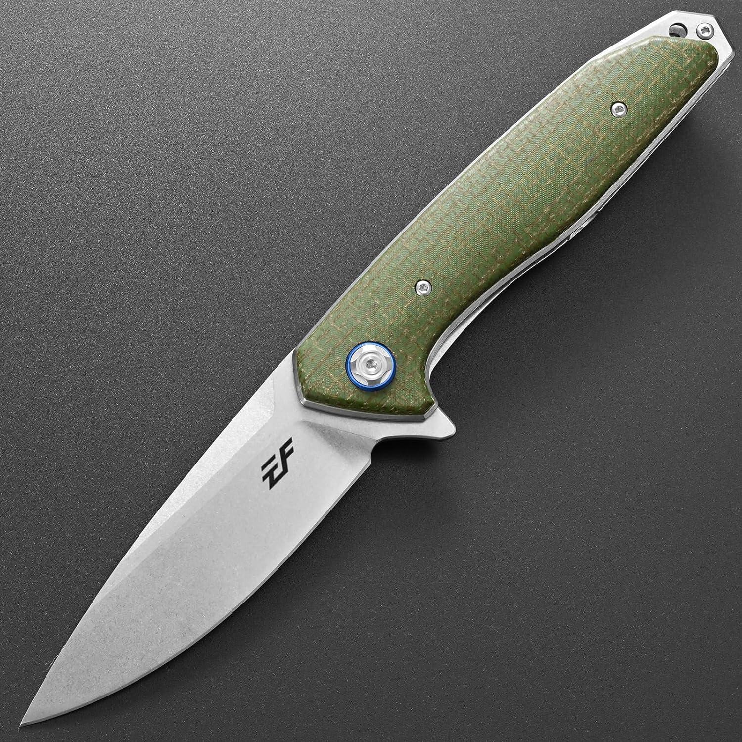 Cuchillo Plegable Eafengrow EF972 Acero D2 Mango Micarta 22cm
