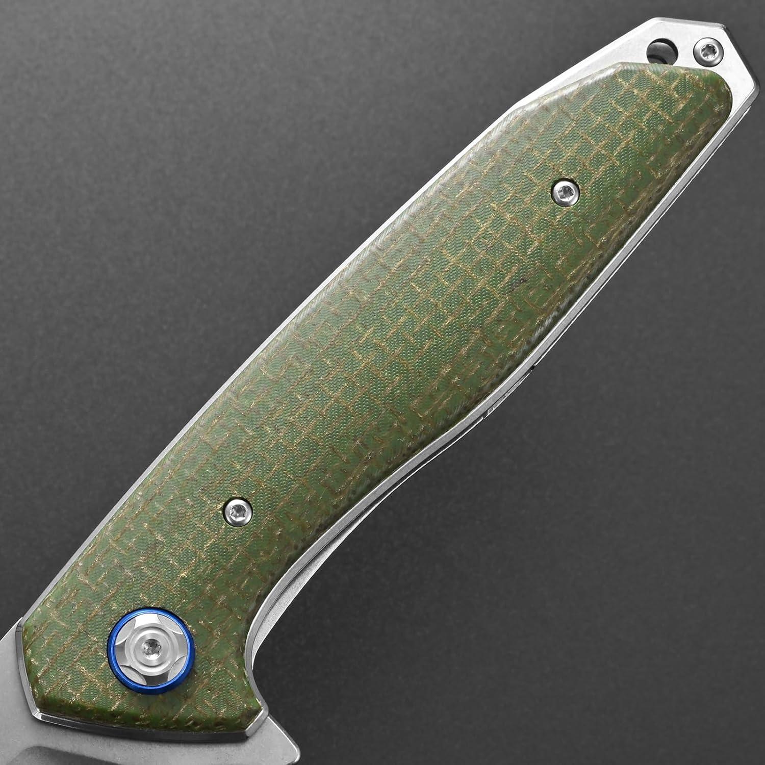 Cuchillo Plegable Eafengrow EF972 Acero D2 Mango Micarta 22cm