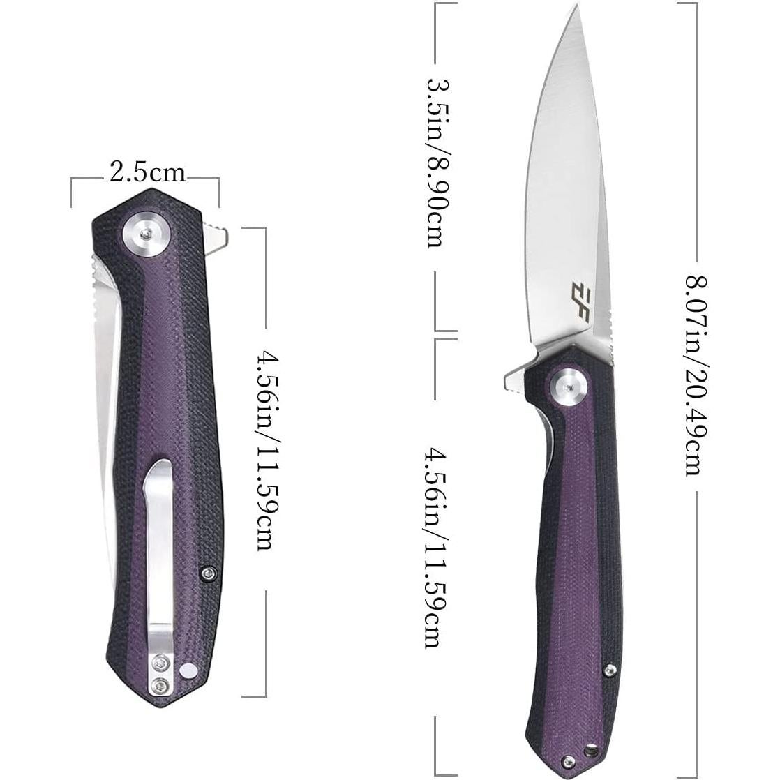 Cuchillo Plegable Eafengrow EF964 G10 Hoja D2 20.5 cm