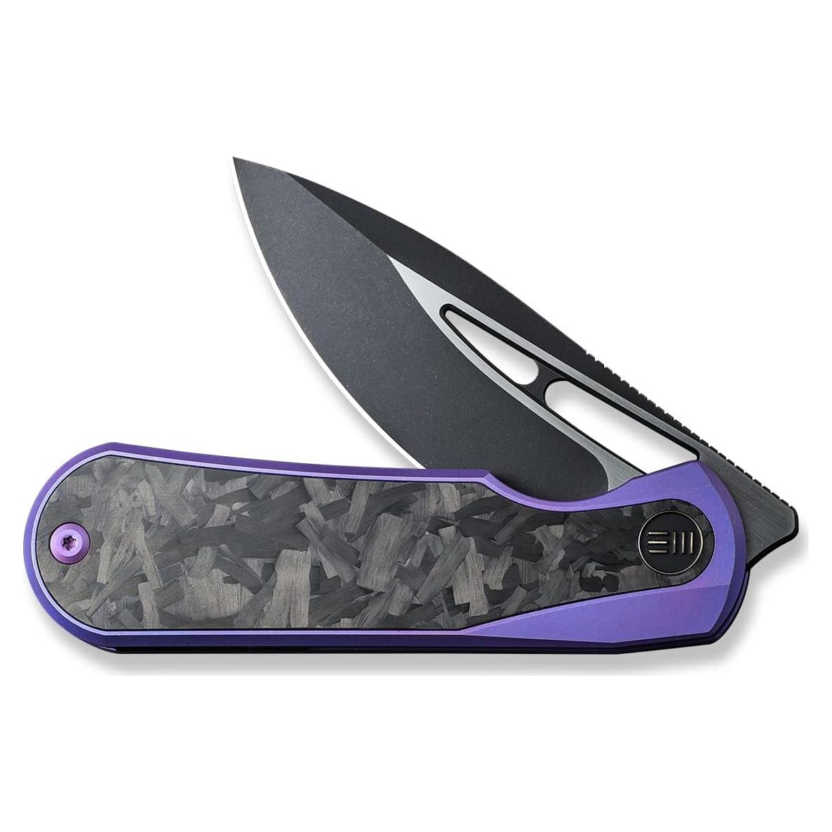 Cuchillo WE Knife Baloo Framelock Titanio Púrpura 8.26cm
