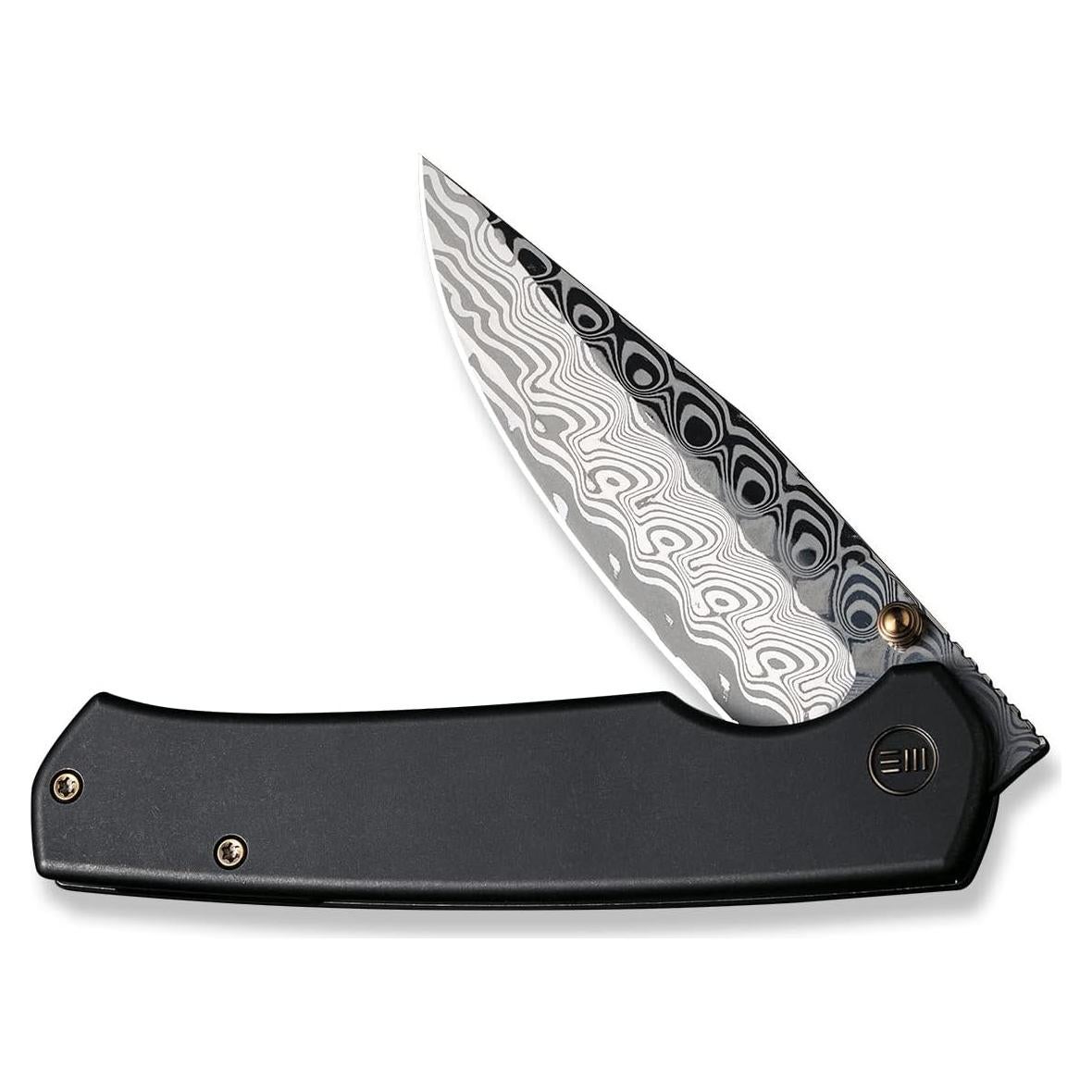 Cuchillo WE Knife WE21046DS1 Damasteel 8.89cm Titanio