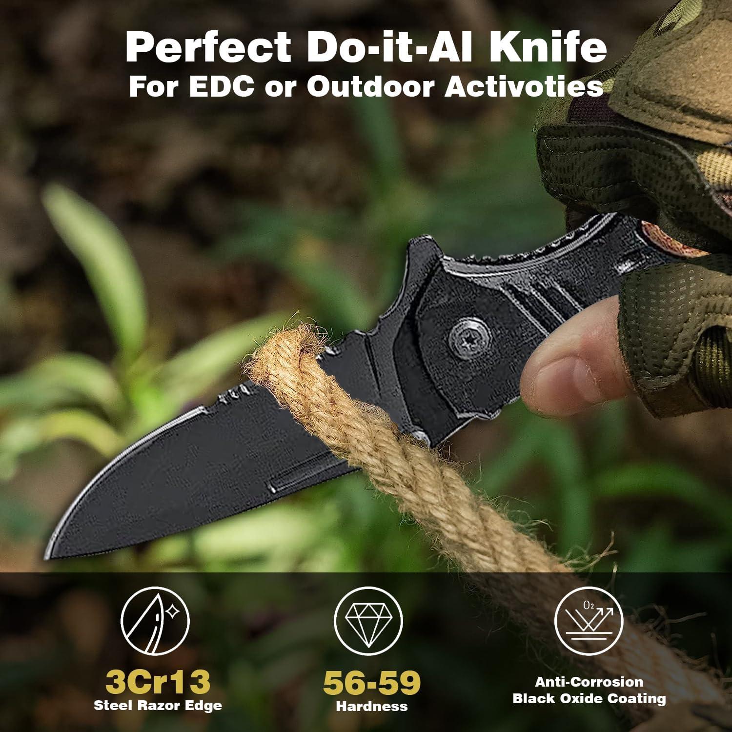 Cuchillo Plegable Personalizado Krezy Case 8.26 cm Acero Inoxidable