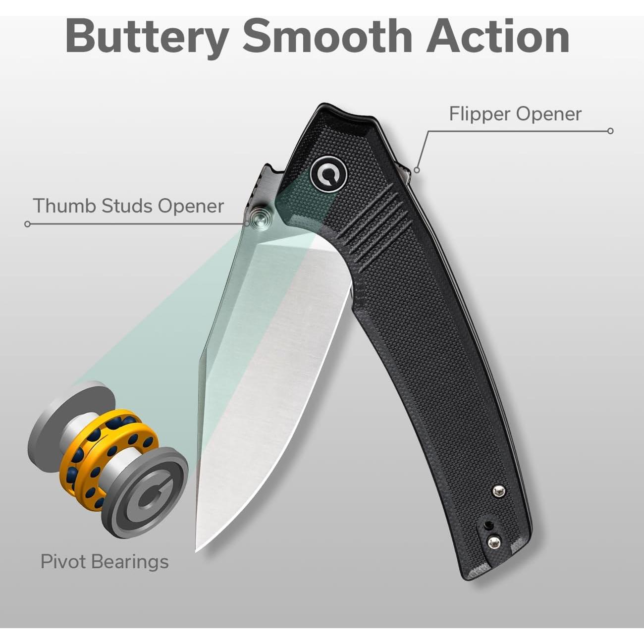 Cuchillo Plegable CIVIVI Tranquil C23027-1 9.4 cm Negro EDC