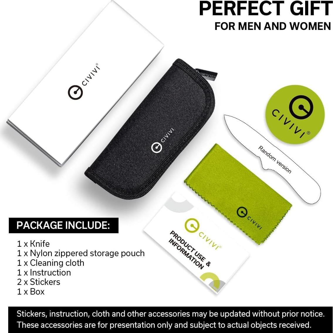 Cuchillo Plegable CIVIVI Tranquil C23027-1 9.4 cm Negro EDC