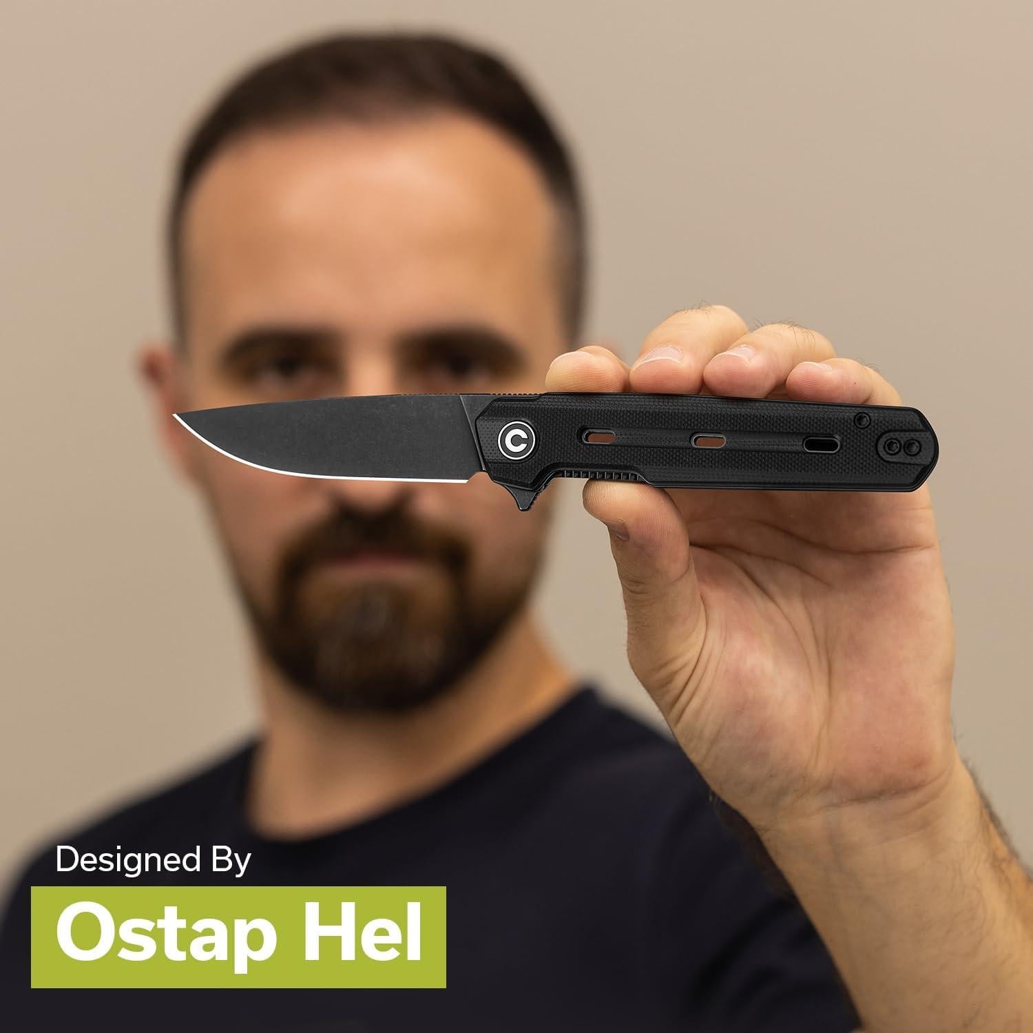 Cuchillo de Bolsillo CIVIVI Navo 8.26 cm Nitro-V Mango G10 Negro