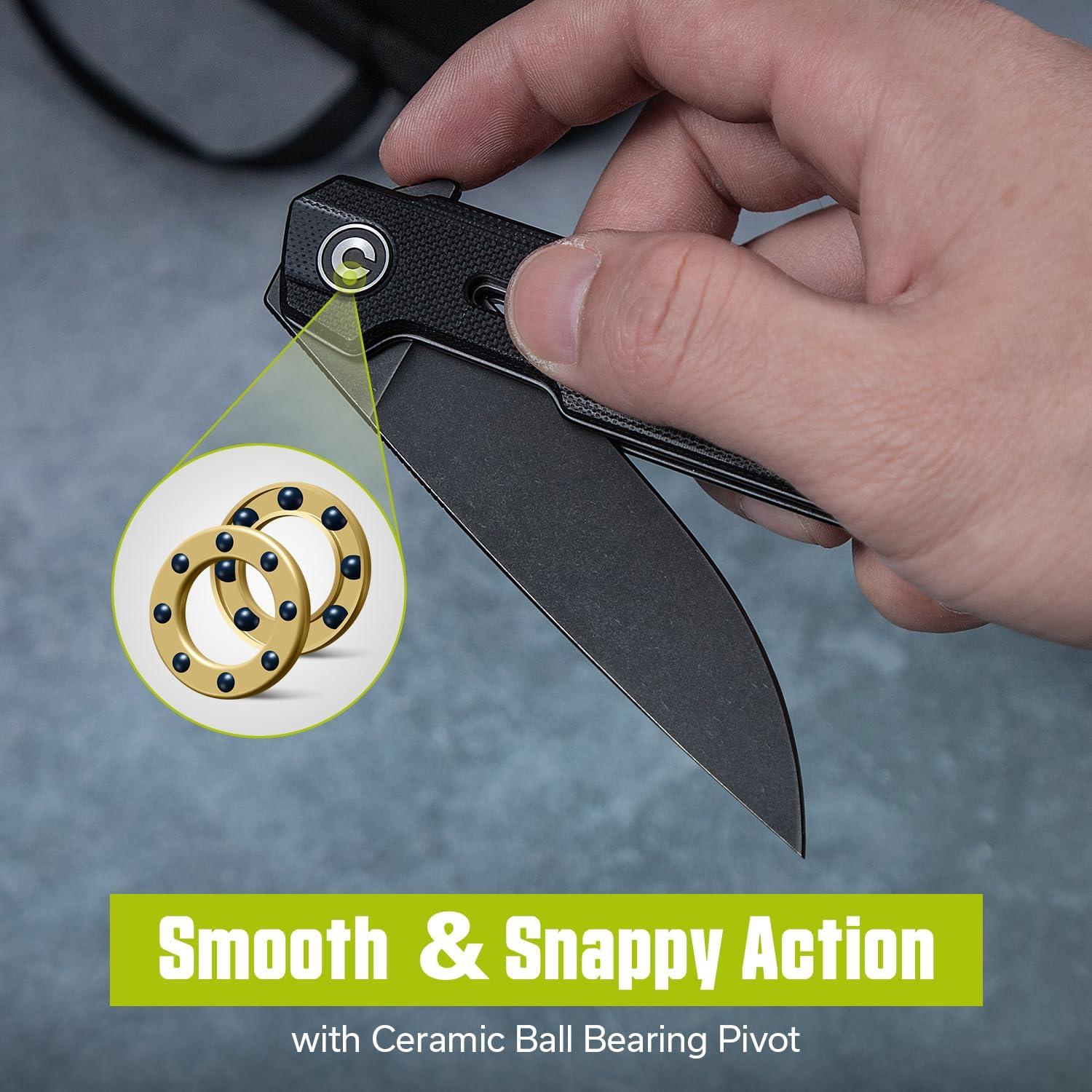 Cuchillo de Bolsillo CIVIVI Navo 8.26 cm Nitro-V Mango G10 Negro