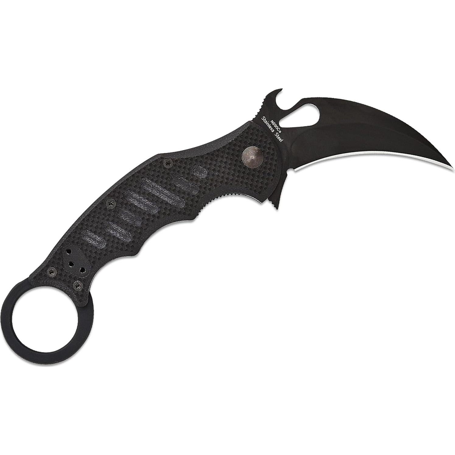 Cuchillo Karambit Fox Knives FX-599 G10 Negro Plegable