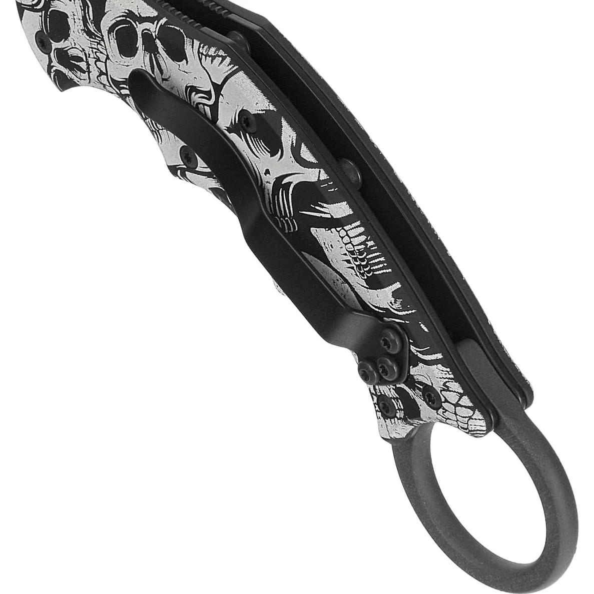 Cuchillo Plegable Fox Knives FX-599 ALB-3, Hoja 6.5cm, Negro