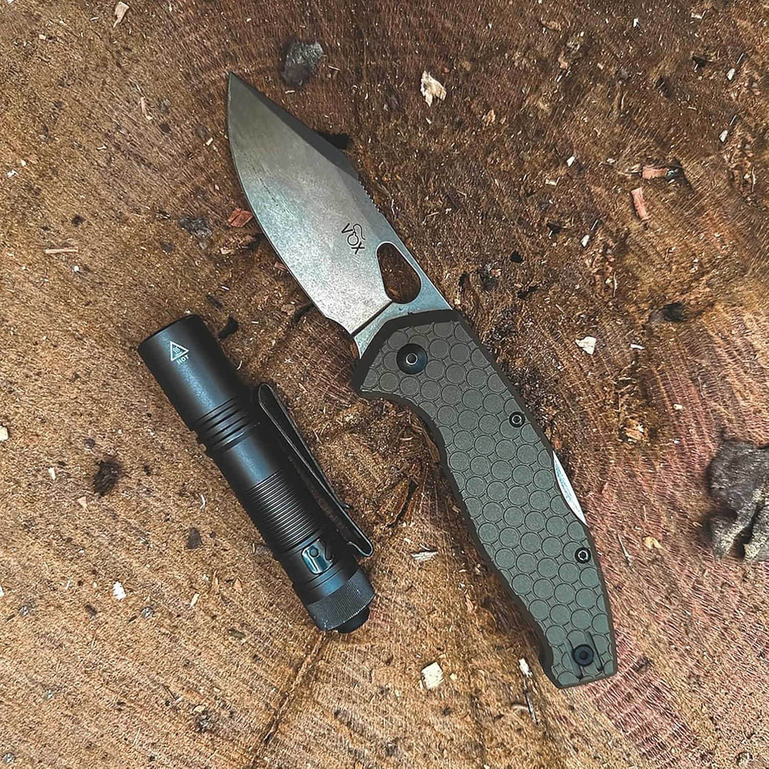 Cuchillo de bolsillo plegable Fox Knives VOX Kita 8.25 cm Niolox