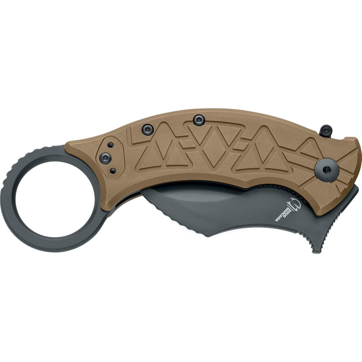 Cuchillo Plegable Fox Knives Tribal K FX-802 Titanio Bronce PVD