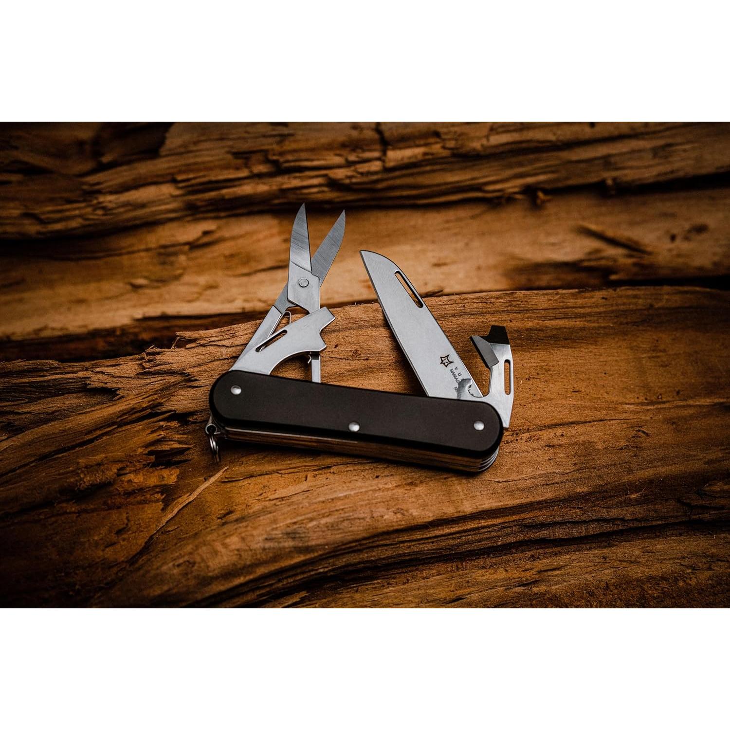 Cuchillo Plegable Fox Knives Vulpis FX-VP130-F4 4-en-1 5.51cm