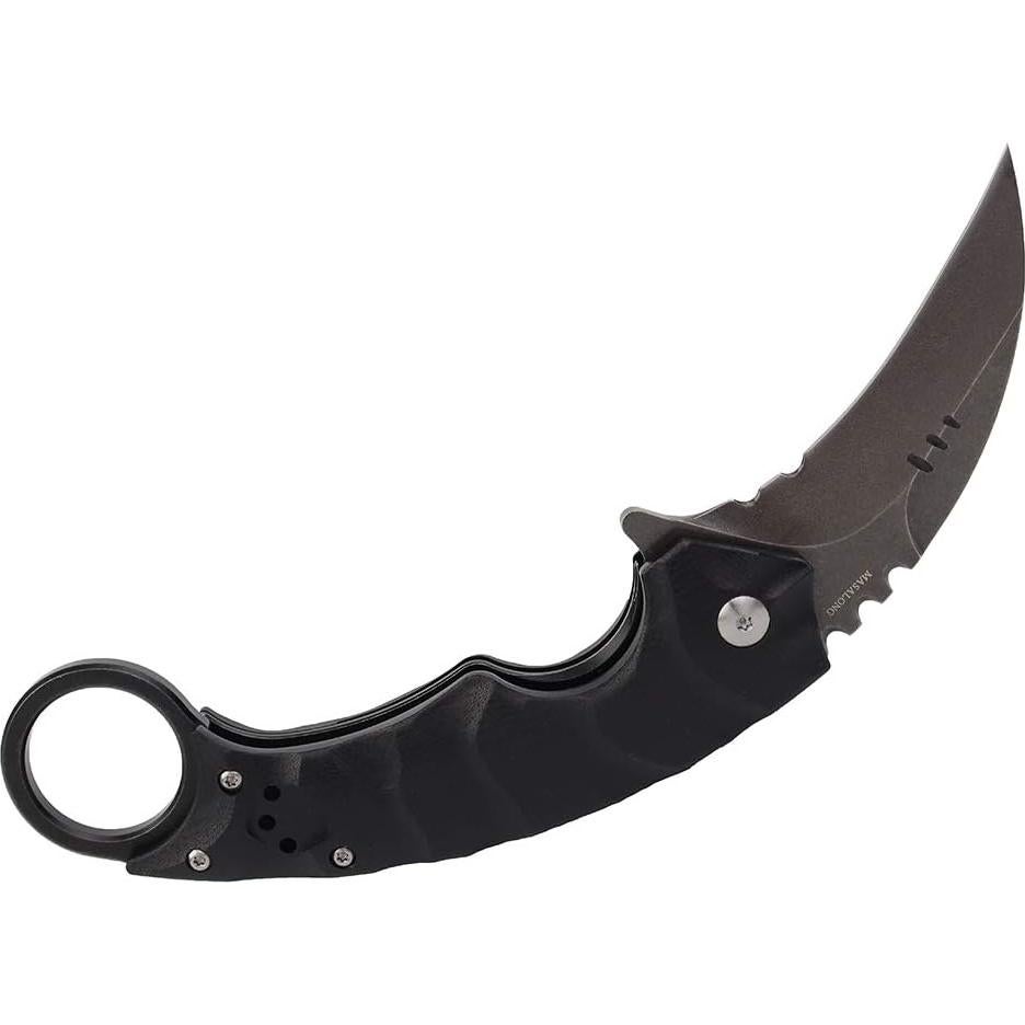 Cuchillo Táctico Plegable MASALONG kni204 Acero D2 18cm