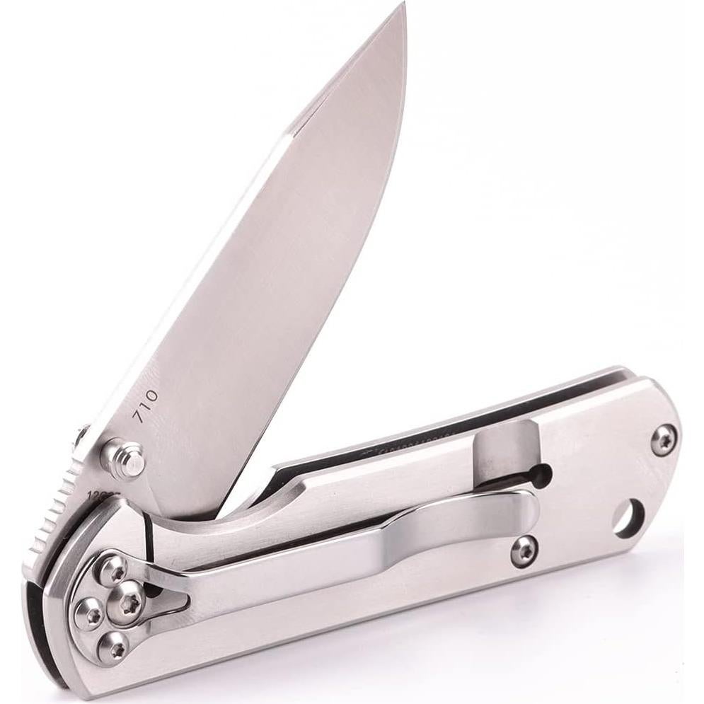 Cuchillo Plegable Sanrenmu LAND 710 EDC Acero Inoxidable 6.81 cm