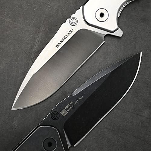 Cuchillo de bolsillo plegable Sanrenmu 9008 12C27 20cm