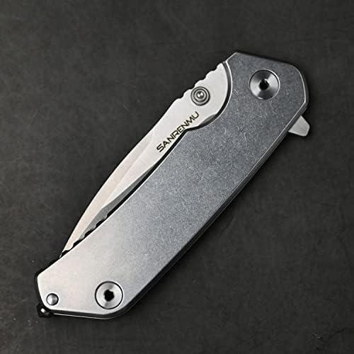 Cuchillo de bolsillo plegable Sanrenmu 9008 12C27 20cm