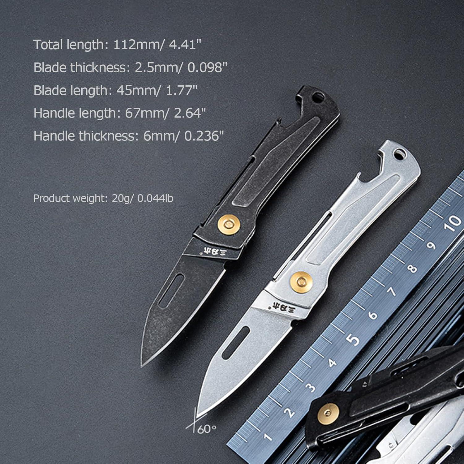 Cuchillo Plegable Sanrenmu 431S-SB 11.2 cm Acero 12C27