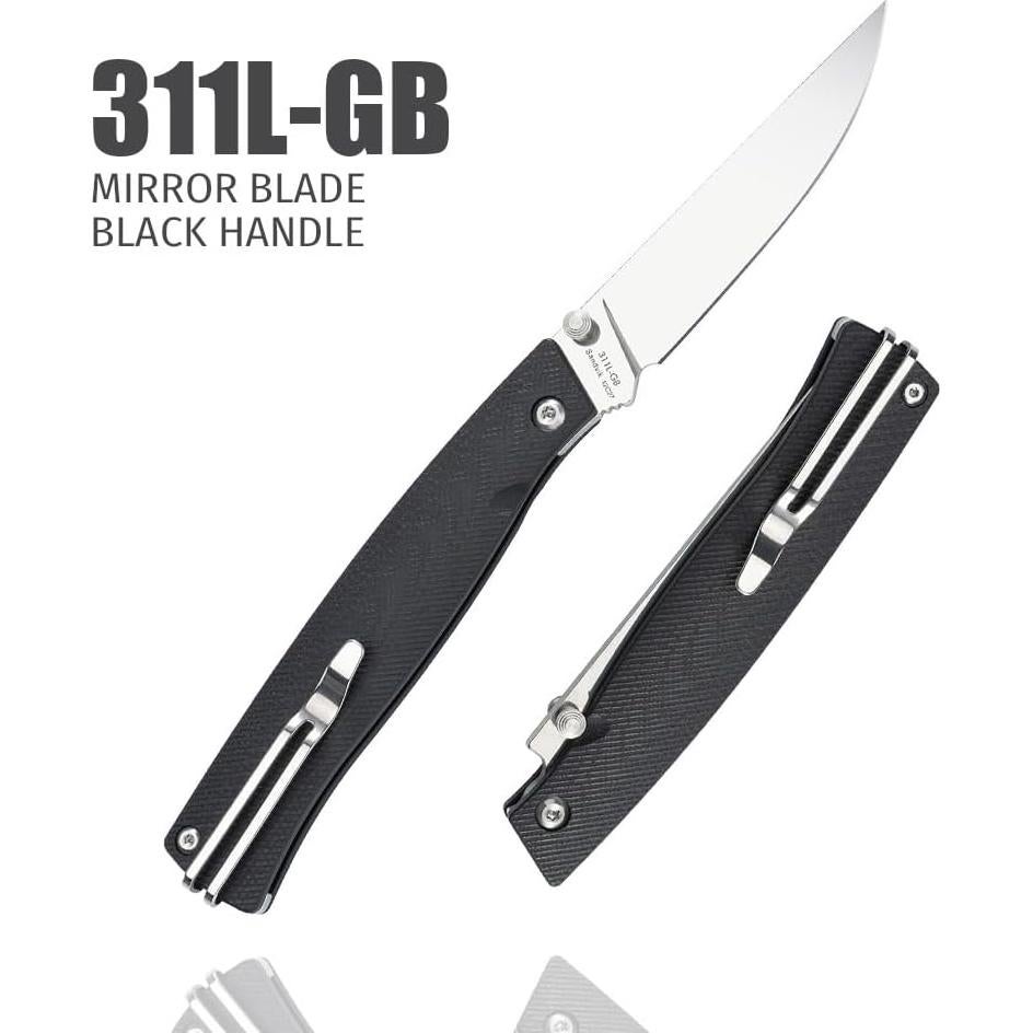 Cuchillo Plegable Sanrenmu 311L Acero Inoxidable 8.9cm