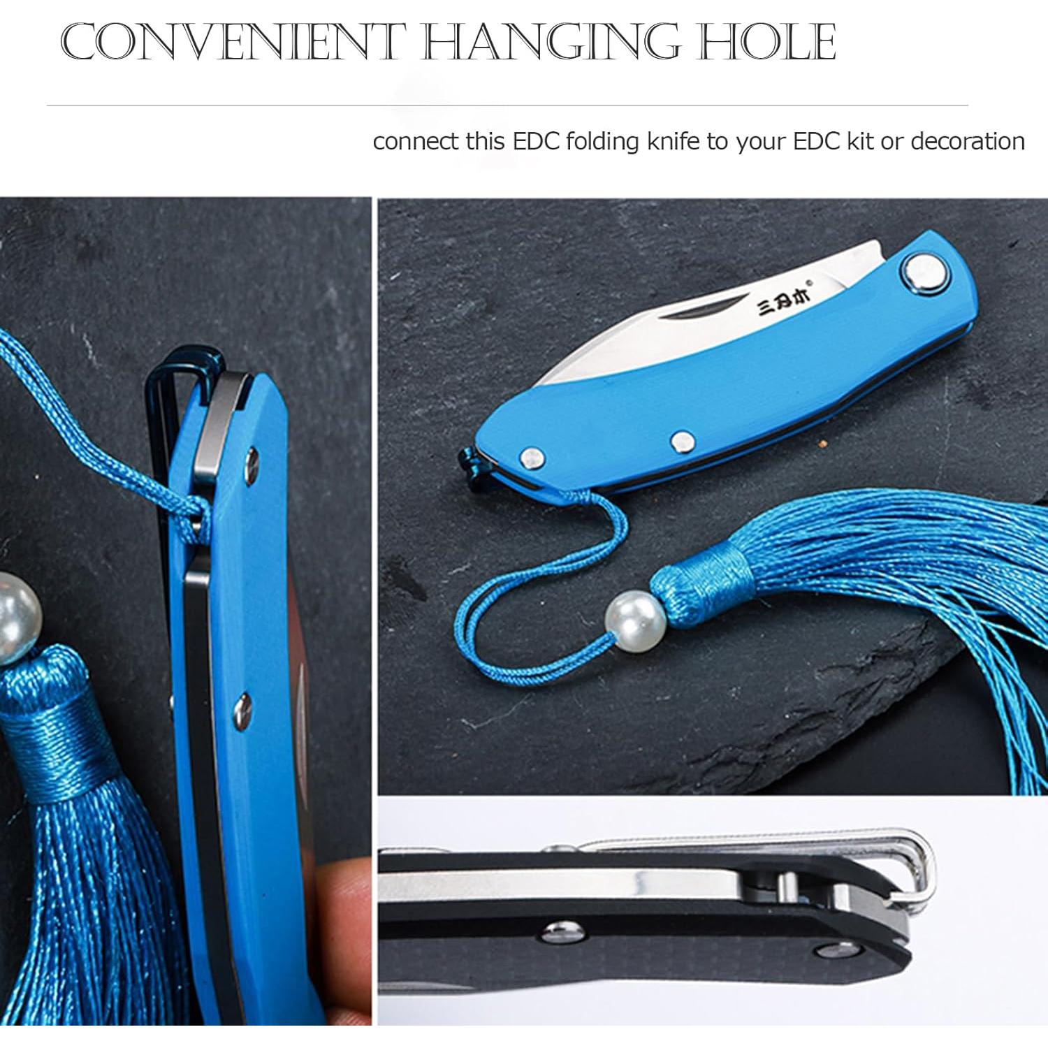 Cuchillo Plegable Sanrenmu 7315 Rosa 16.7 cm Acero 12C27