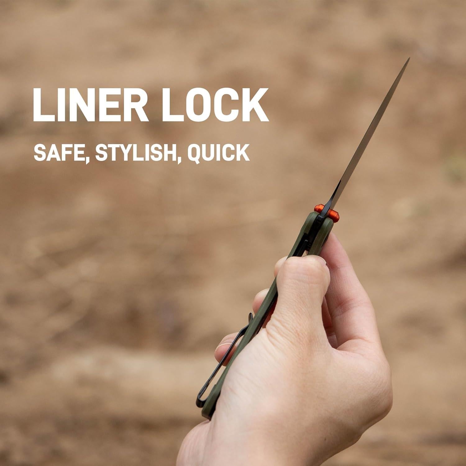 Cuchillo Plegable ARTISANCUTLERY Tradición V2 9.1 cm Verde