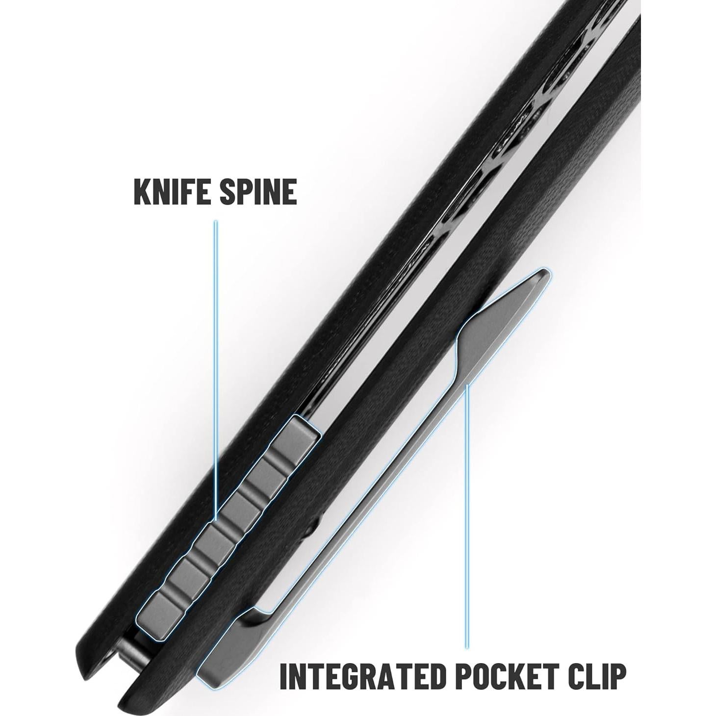 Cuchillo Plegable ARTISANCUTLERY Ahab J1851 Hoja 8.41cm G10 Negro