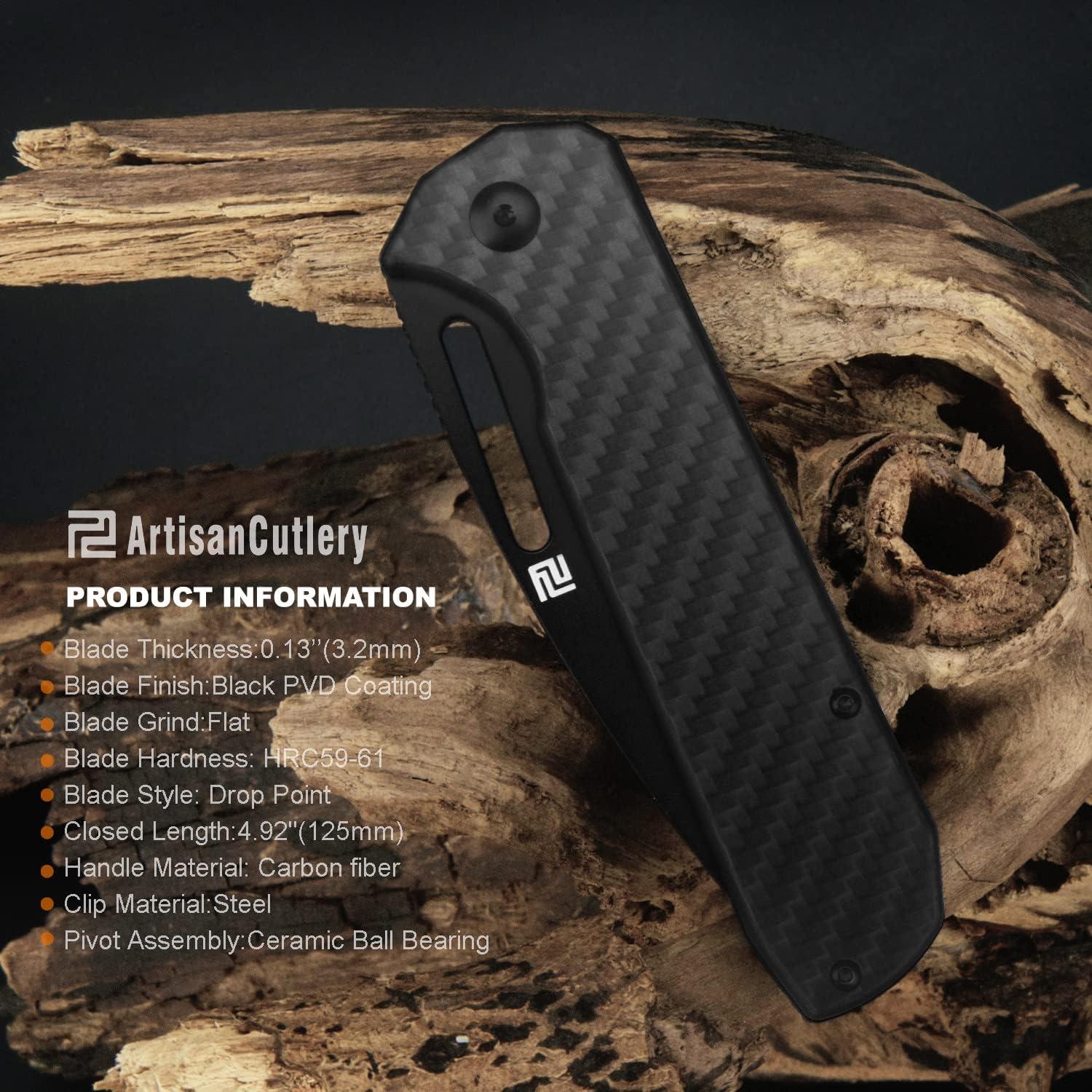 Cuchillo Plegable ARTISANCUTLERY ARION 21.88 cm Acero AR-RPM9