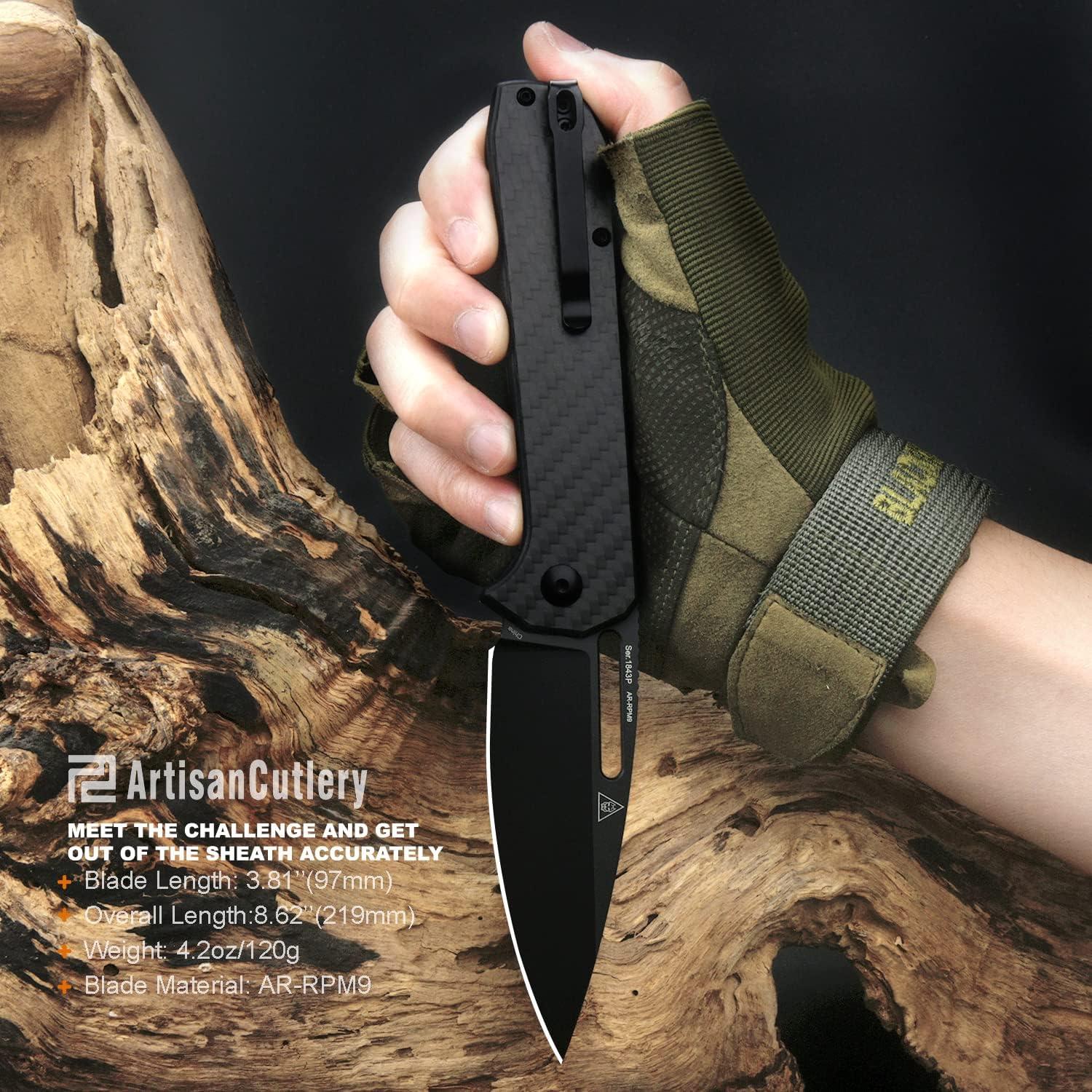 Cuchillo Plegable ARTISANCUTLERY ARION 21.88 cm Acero AR-RPM9