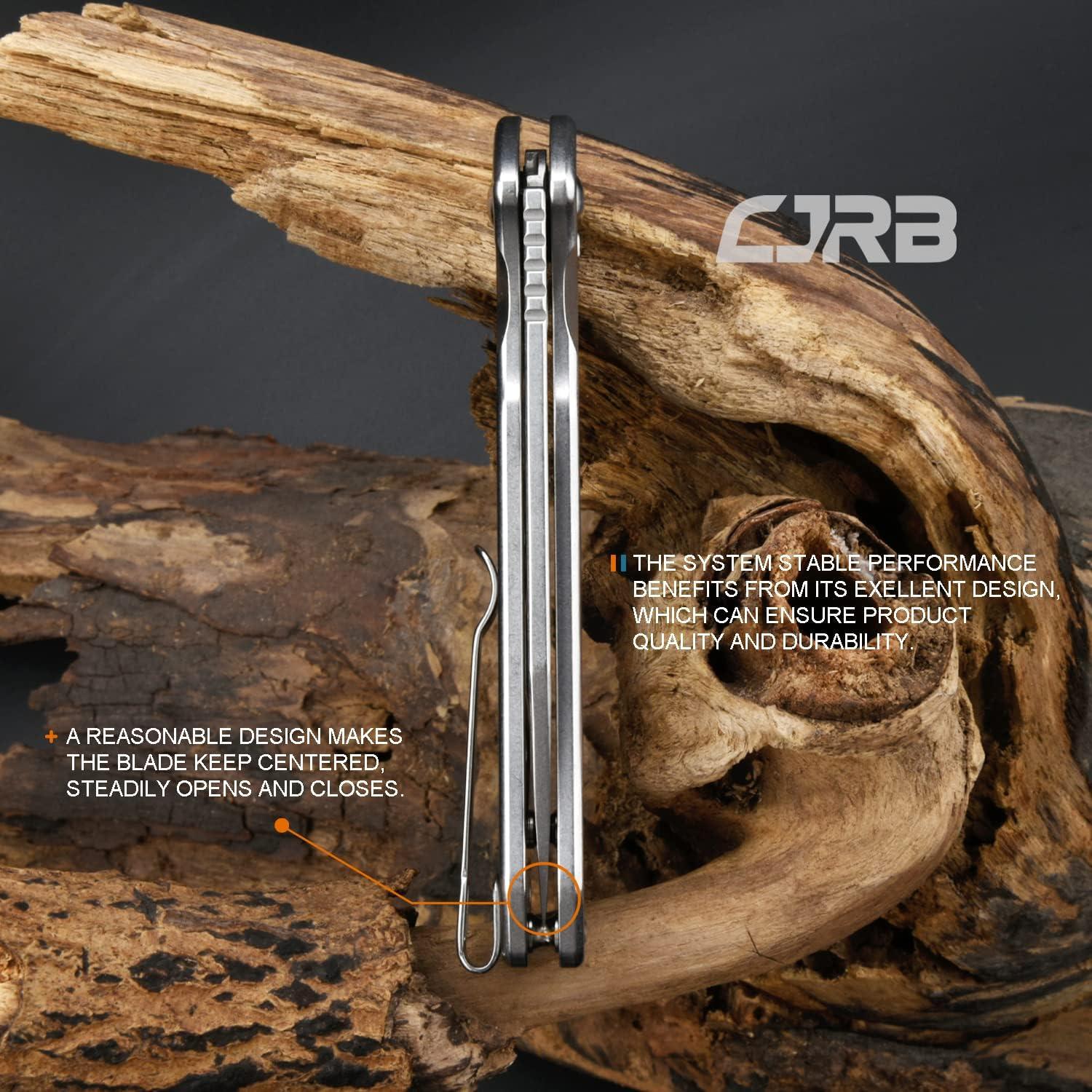 Cuchillo Plegable CJRB Pyrite-Alt 7.9 cm Acero AR-RPM9