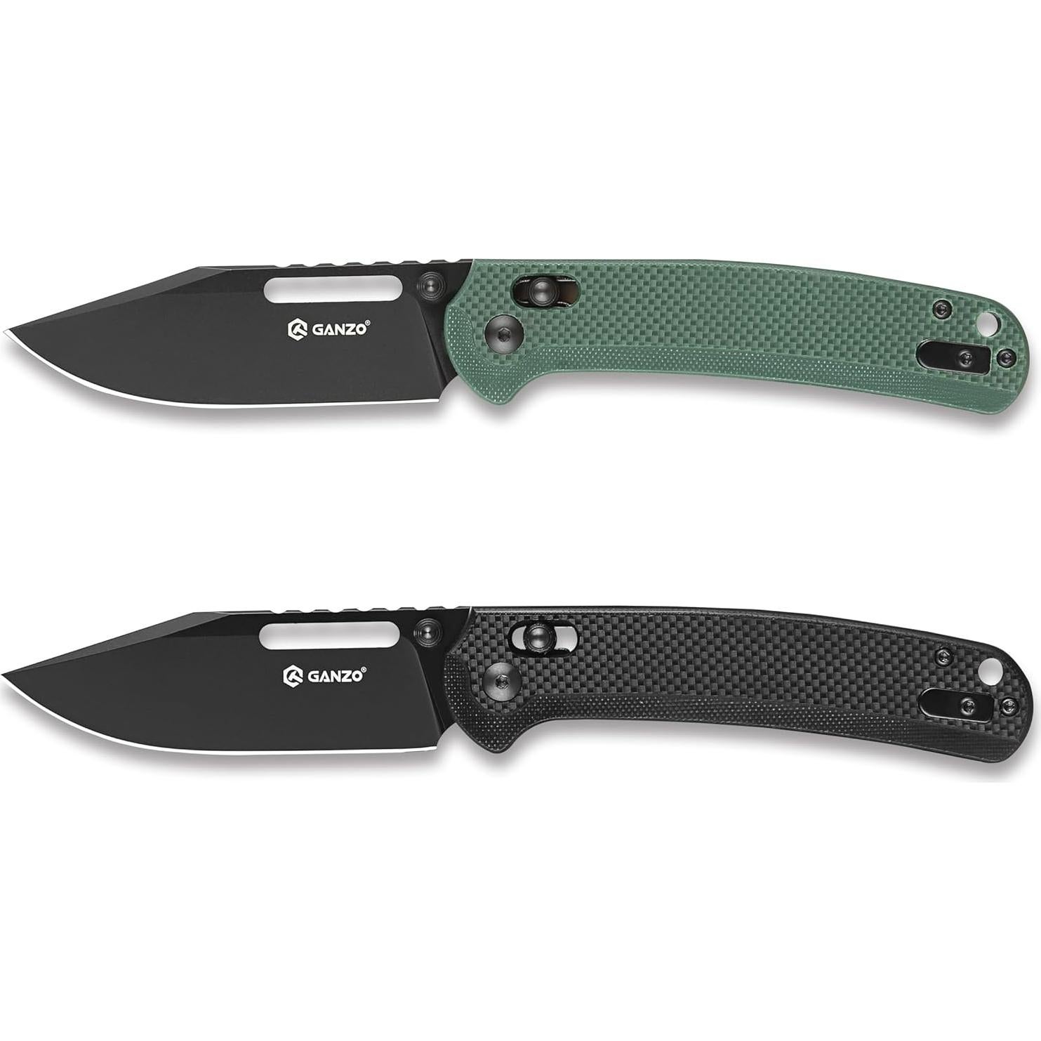 Cuchillo Plegable Ganzo G768PT-GB Acero D2 Verde 20.3 cm