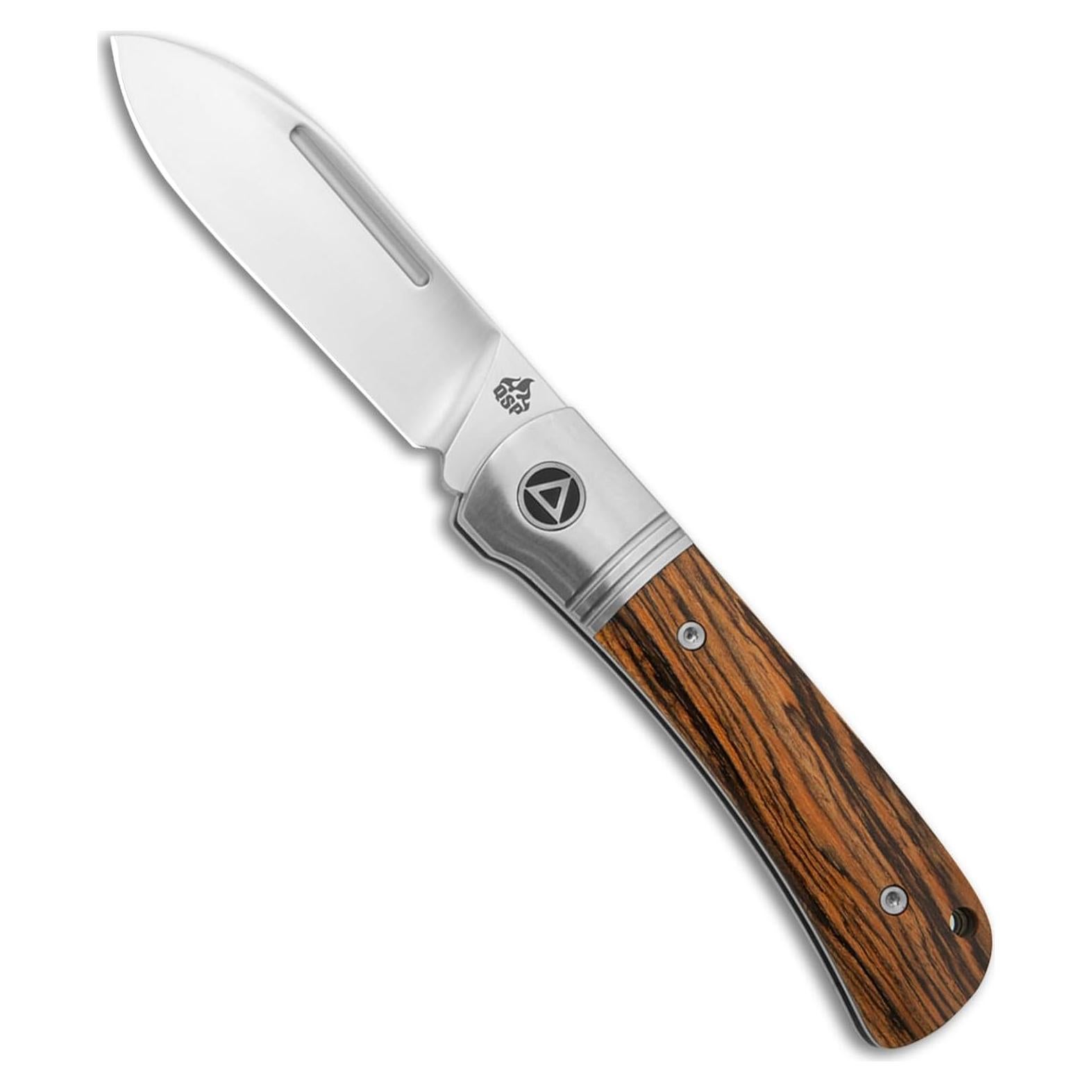 Cuchillo de bolsillo QSP Hedgehog 14C28N - Mango de Bocote