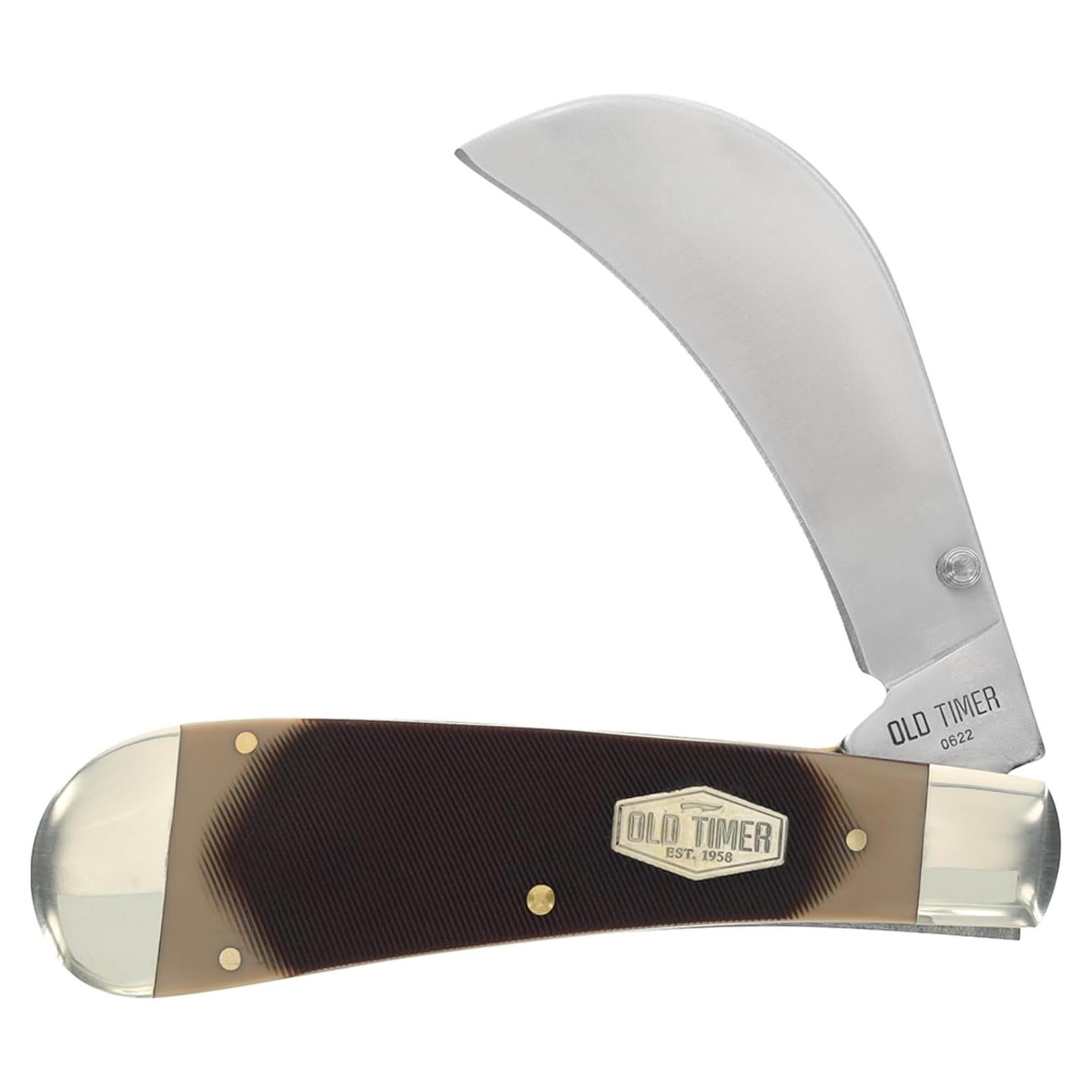 Cuchillo de Bolsillo Viejo Temporizador 216OT Hawkbill 7in