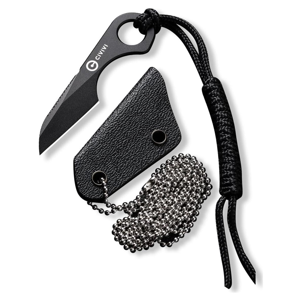Cuchillo Fijo CIVIVI Gramis Mini EDC Acero 14C28N con Funda