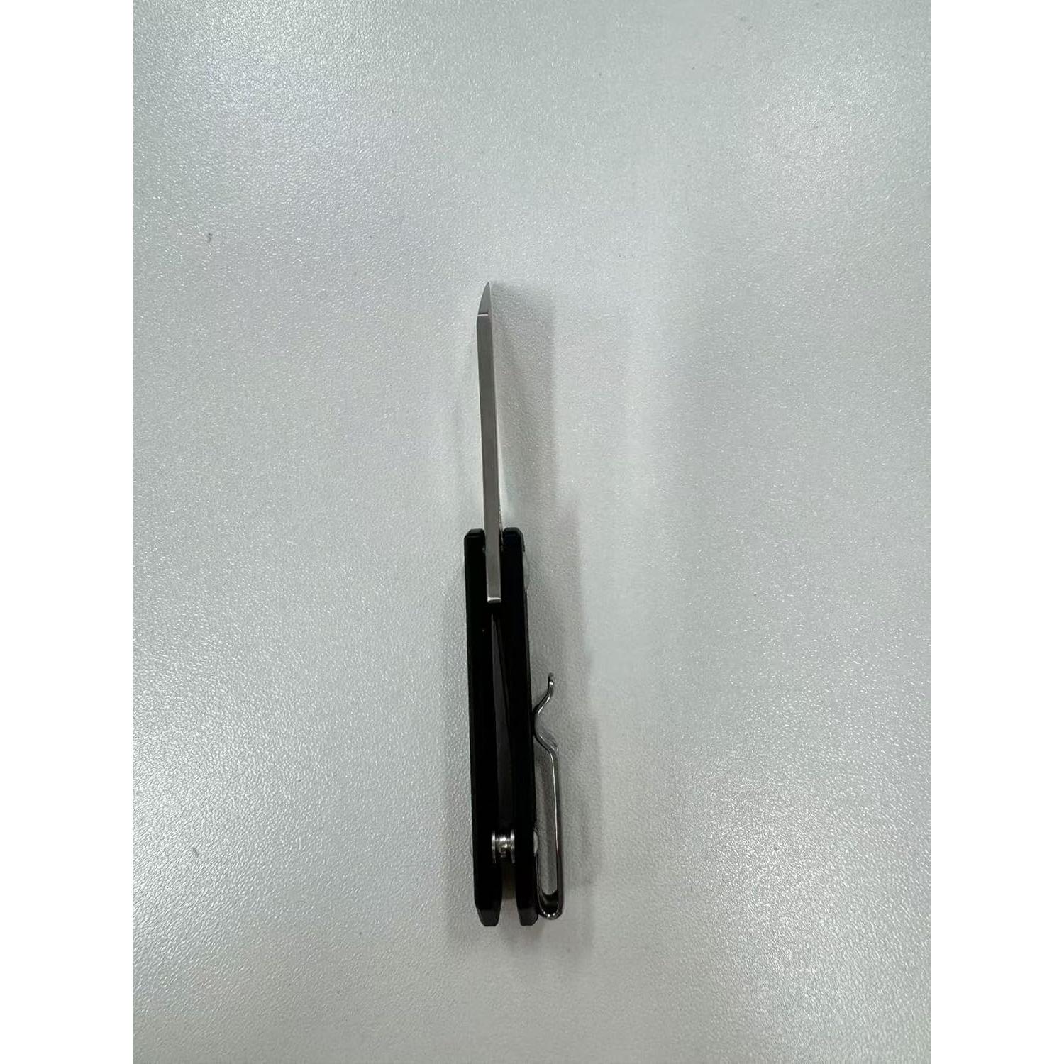 Cuchillo Plegable KeyUnity KK10XS Acero Inoxidable 3.81 cm Negro