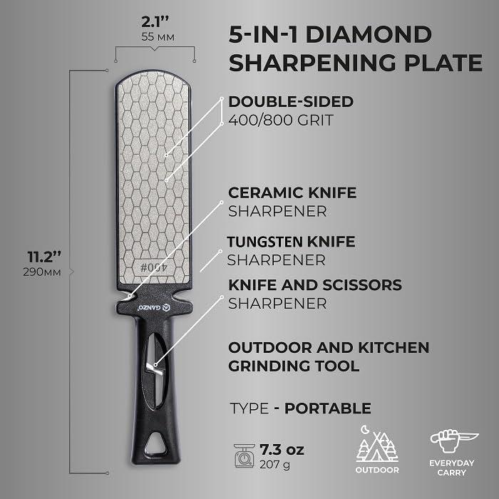 Afilador Multifuncional Ganzo Firebird ProSharp 5-en-1