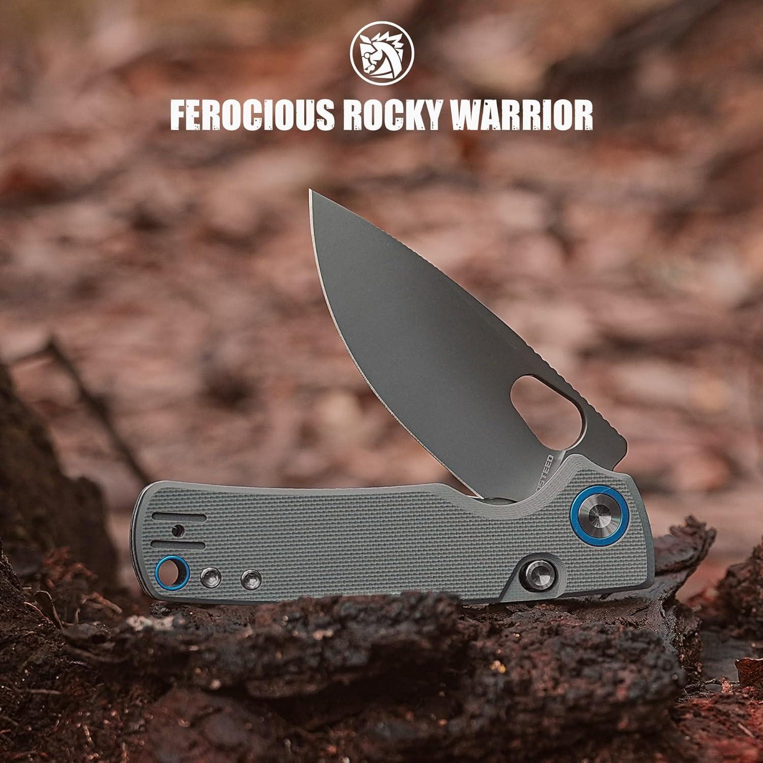 Cuchillo Plegable Vosteed Porcupine 7.6 cm Acero Sandvik G10 Gris