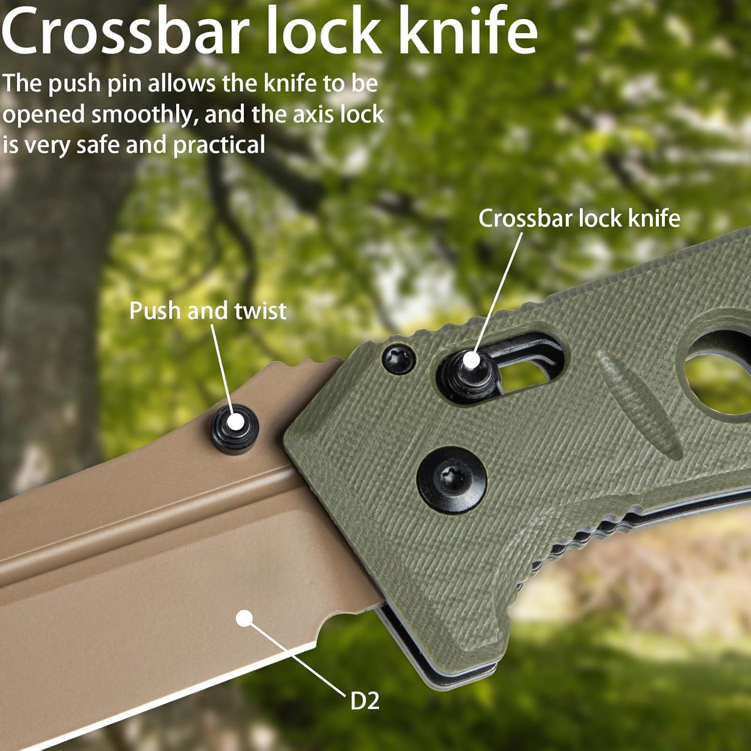 Cuchillo Plegable KNYXPP 275 Verde Oliva con Clip 12.7cm