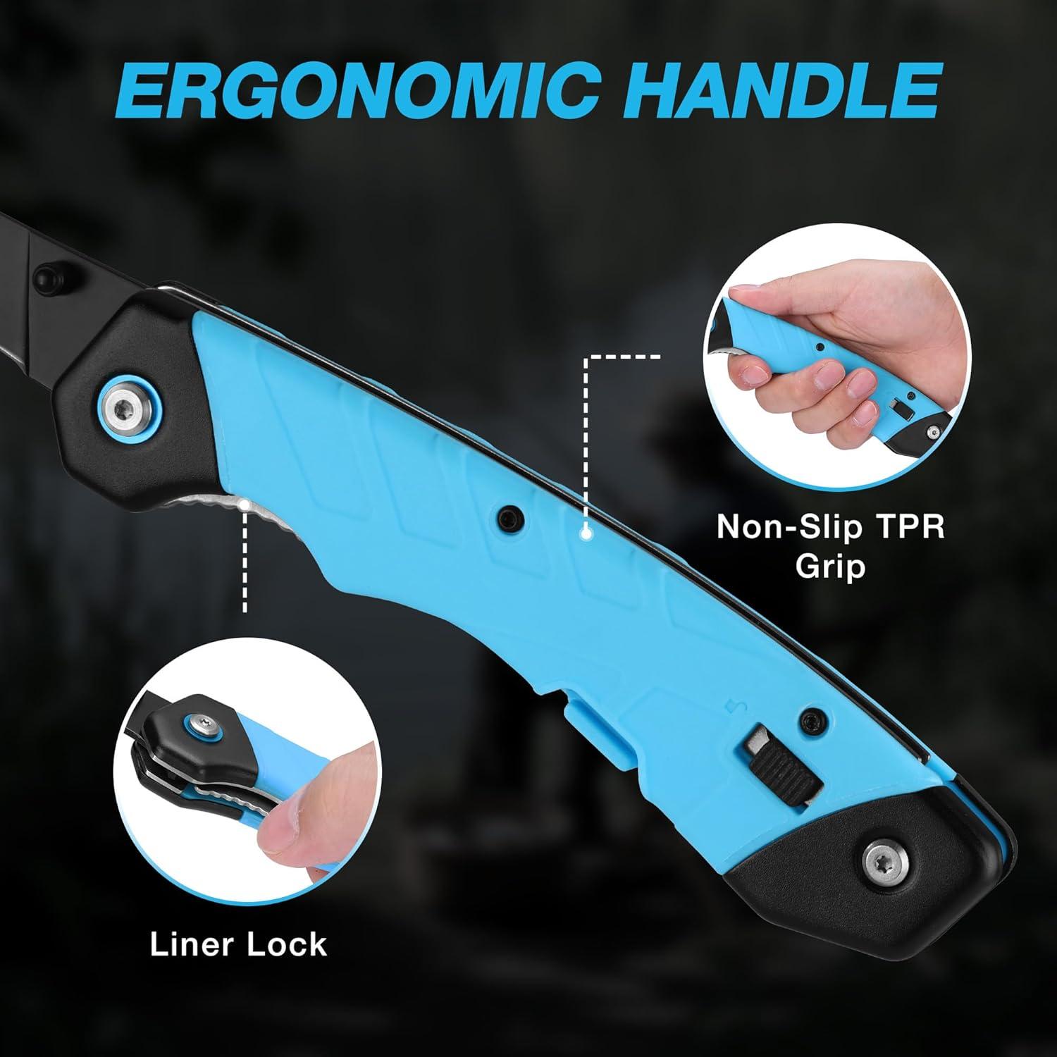 Cuchillo de Filete Plegable FLISSA 16.5 cm Acero Inoxidable