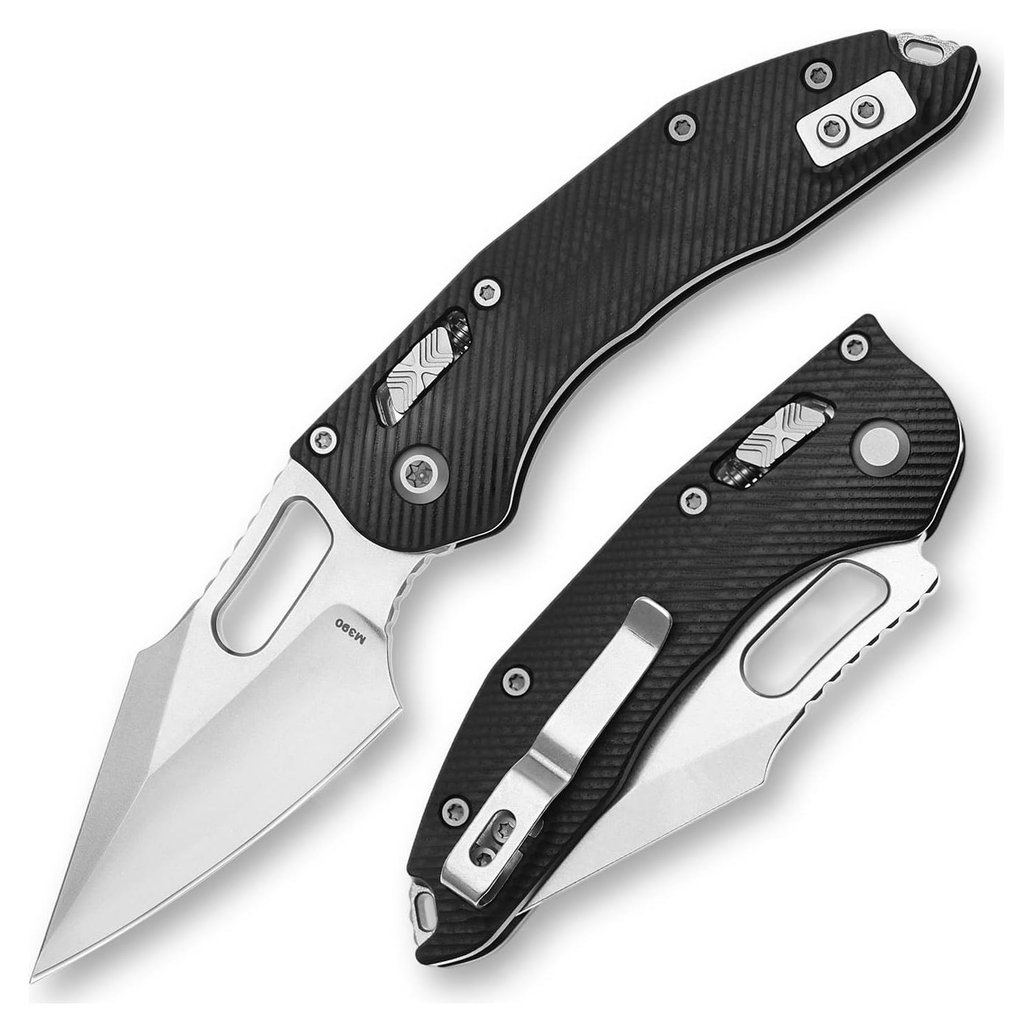 Cuchillo de bolsillo plegable Genérico FlexRun05 9 cm Negro