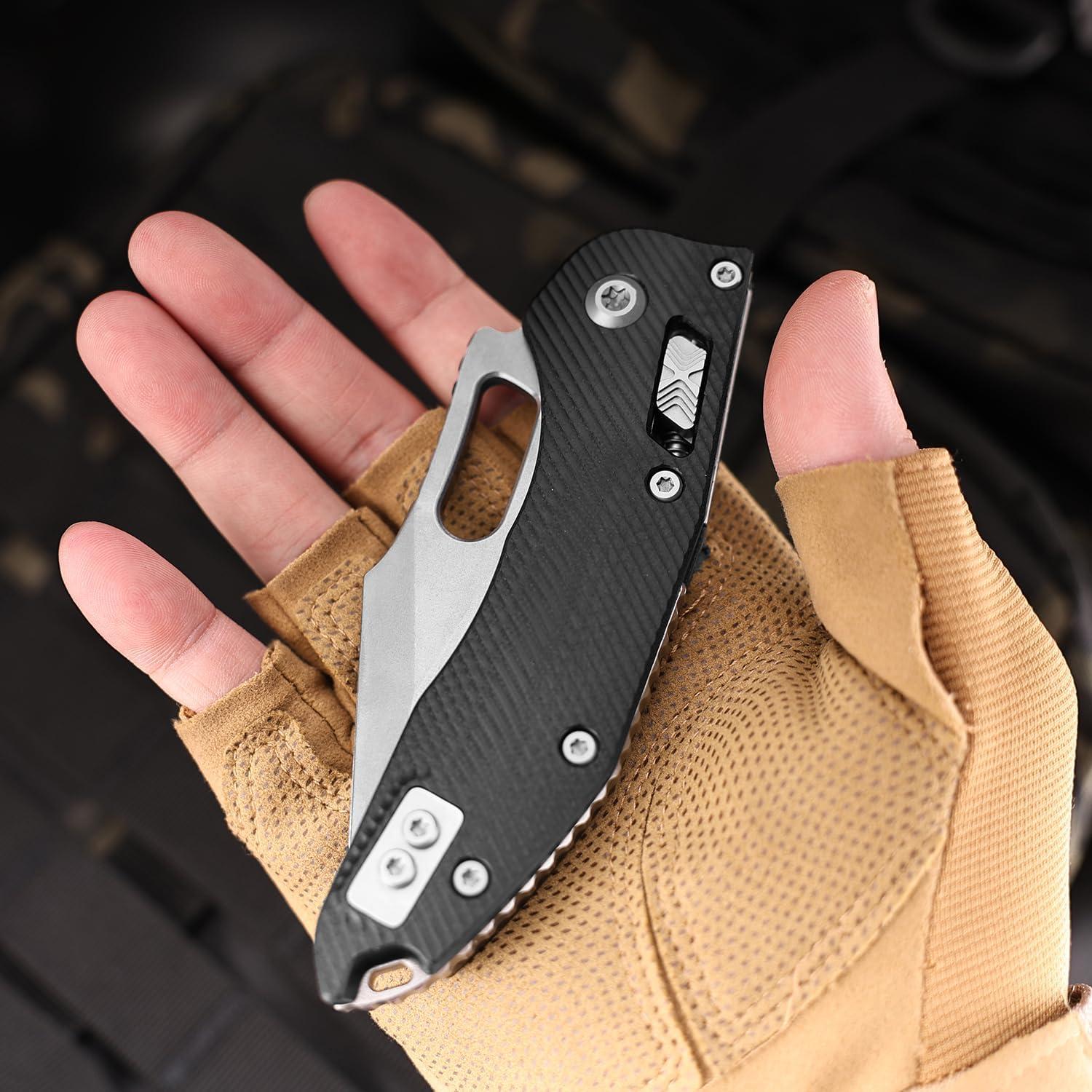 Cuchillo de bolsillo plegable Genérico FlexRun05 9 cm Negro