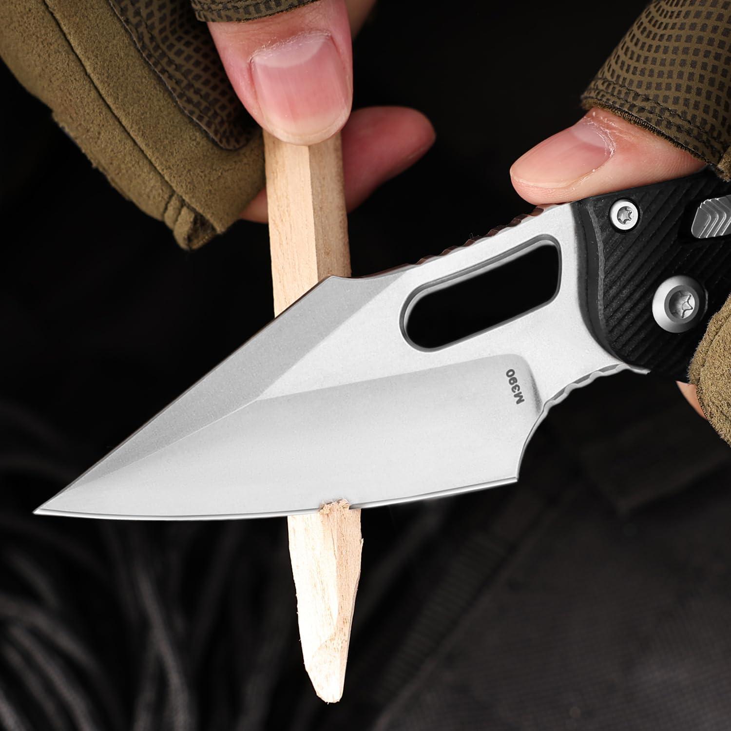 Cuchillo de bolsillo plegable Genérico FlexRun05 9 cm Negro