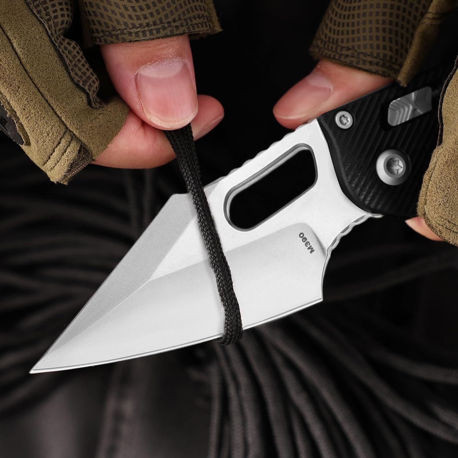 Cuchillo de bolsillo plegable Genérico FlexRun05 9 cm Negro