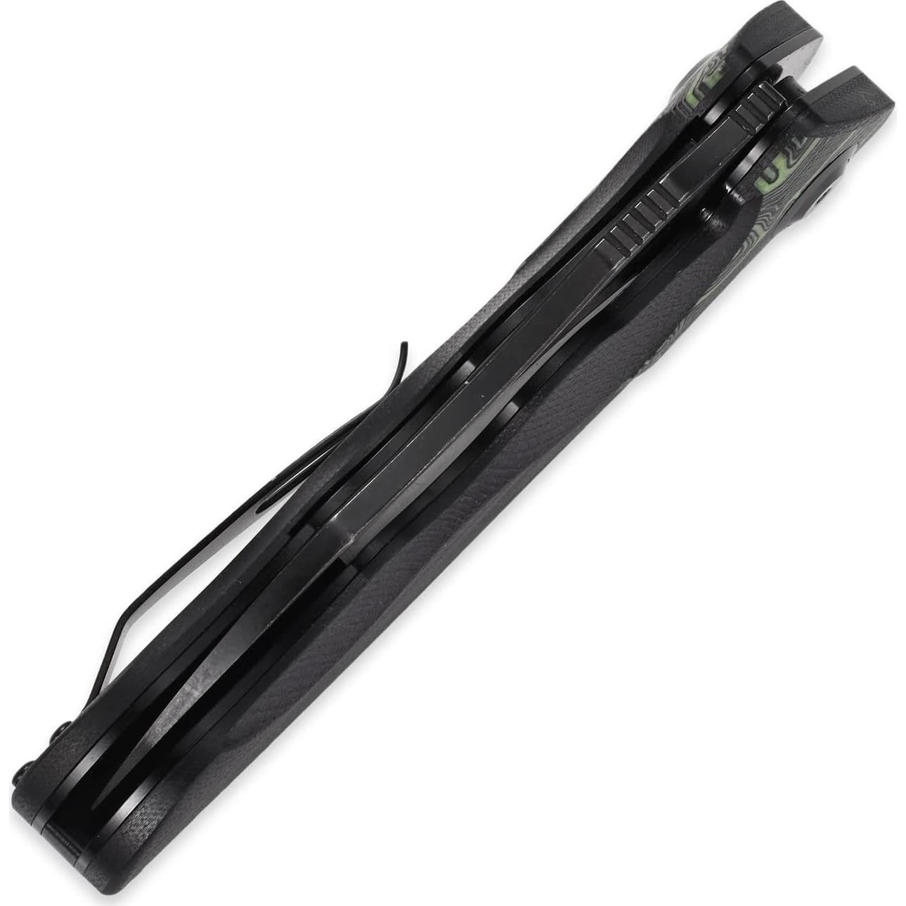 Cuchillo Plegable Sitivien ST154 Acero Sandvik 14C28N Verde