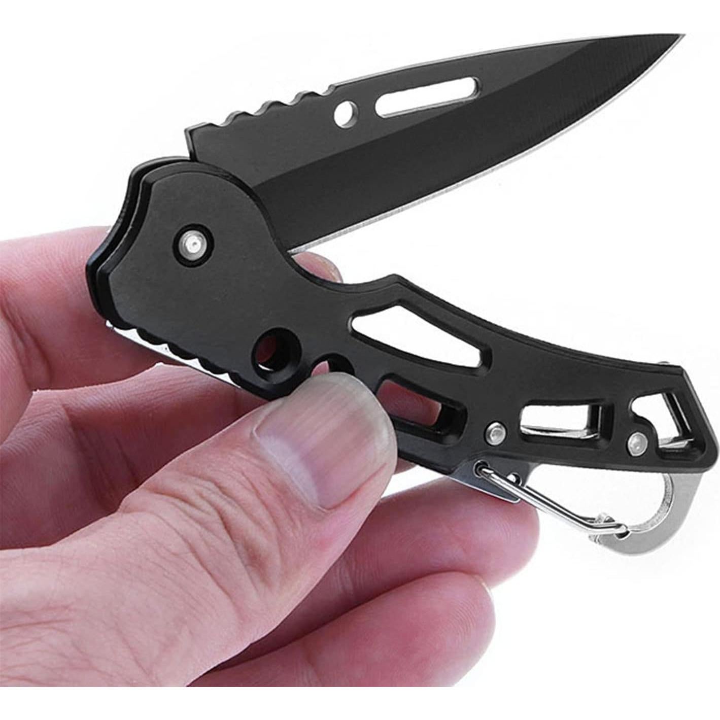 Cuchillo Plegable FEIZII 12 Pack Acero Inoxidable 6.35cm