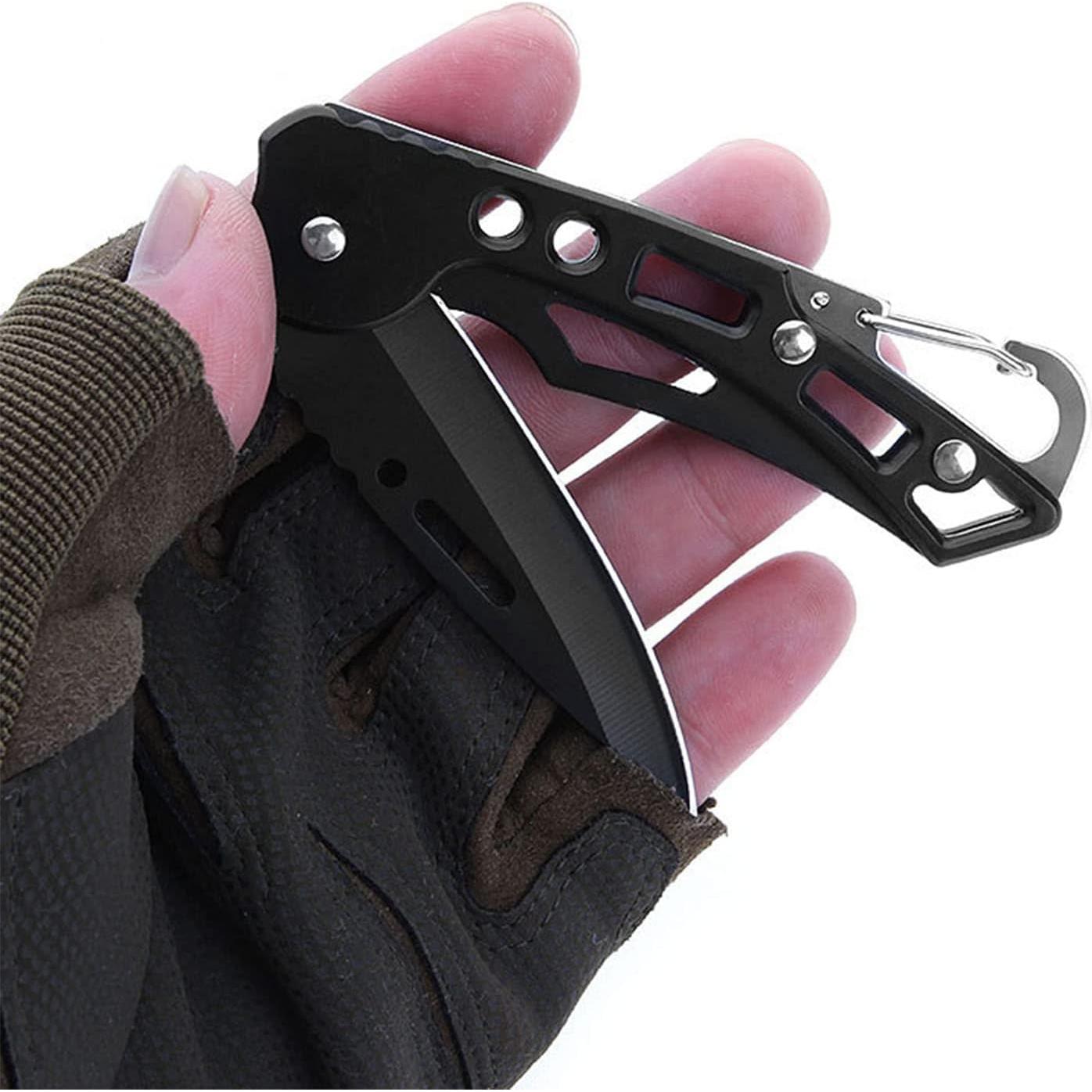 Cuchillo Plegable FEIZII 12 Pack Acero Inoxidable 6.35cm