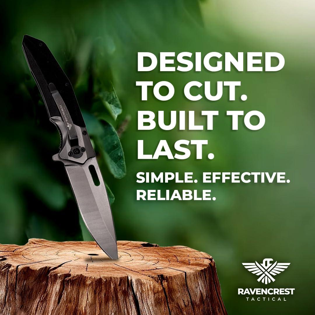 Cuchillo Plegable RavenCrest Tactical Blackthorn 20.9 cm G10