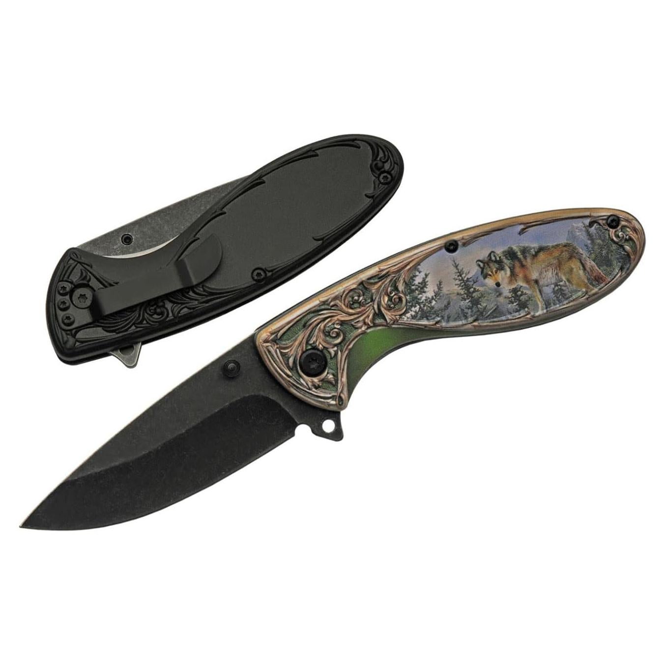 Cuchillo Plegable Genérico 19.05 cm Acero Inoxidable Mango Plástico