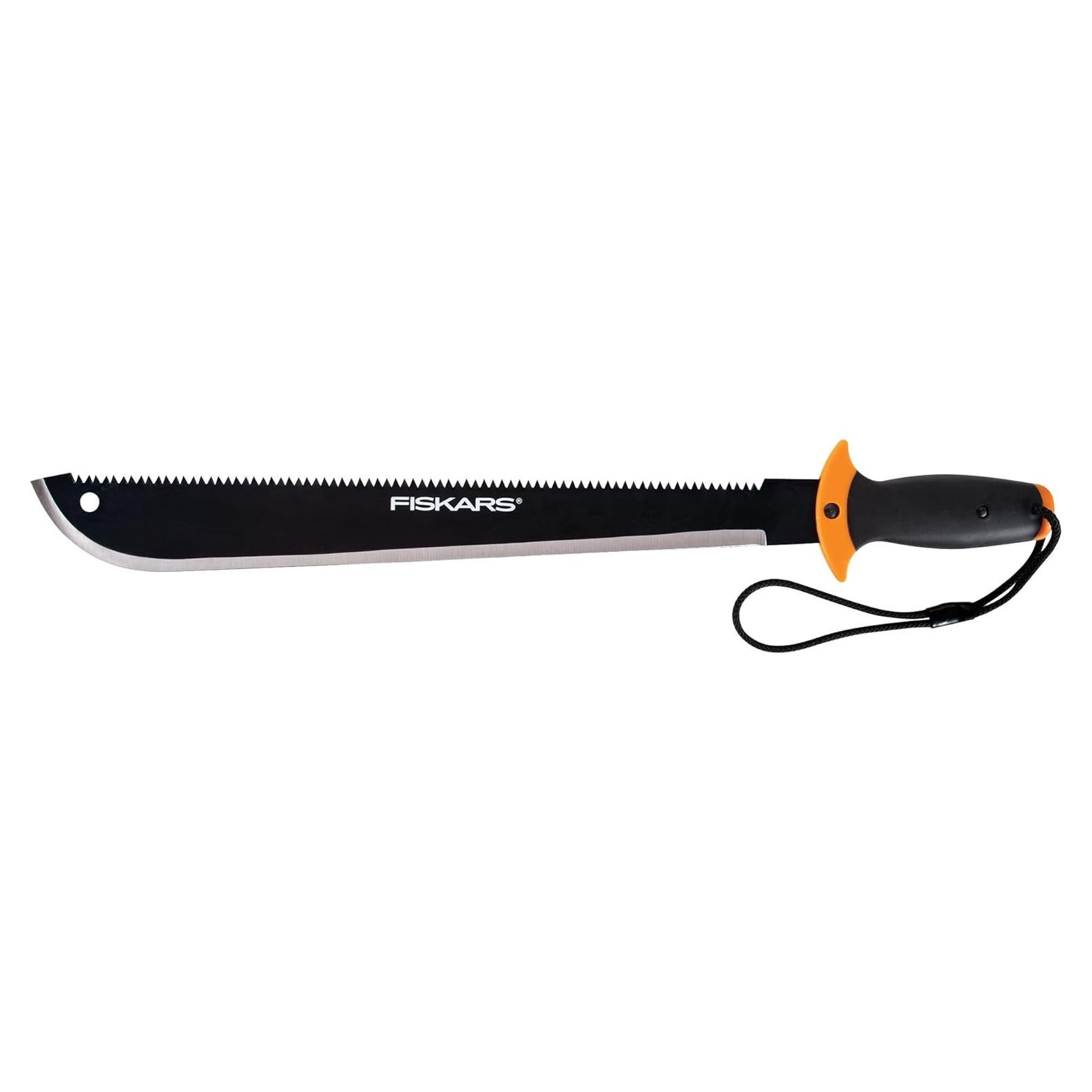 Sierra Machete Fiskars 45.72 cm Acero Templado Mango Agarre