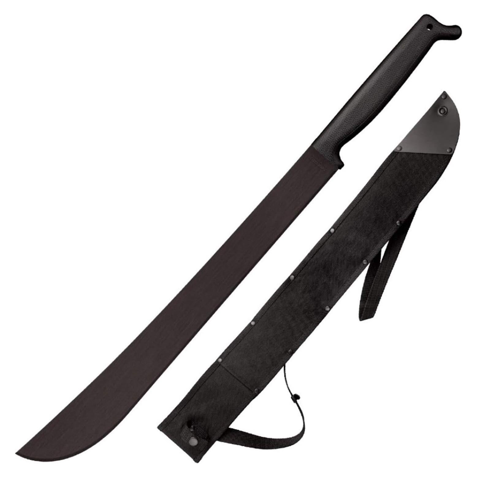 Machete Latino Cold Steel 53 cm Doble Mano Acero con Funda