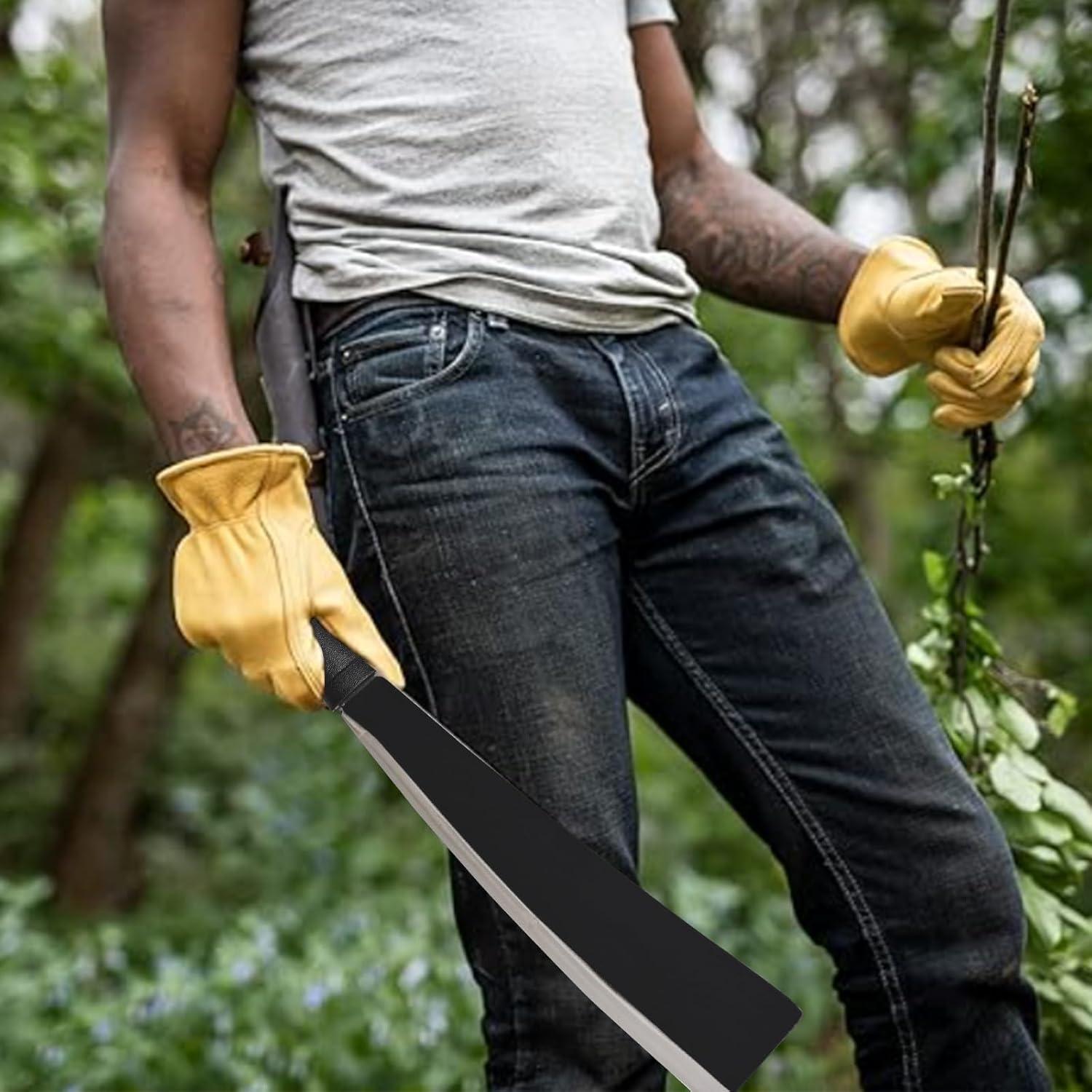 Machete de Jardín EcoDigiLife 43cm Acero Inoxidable con Funda