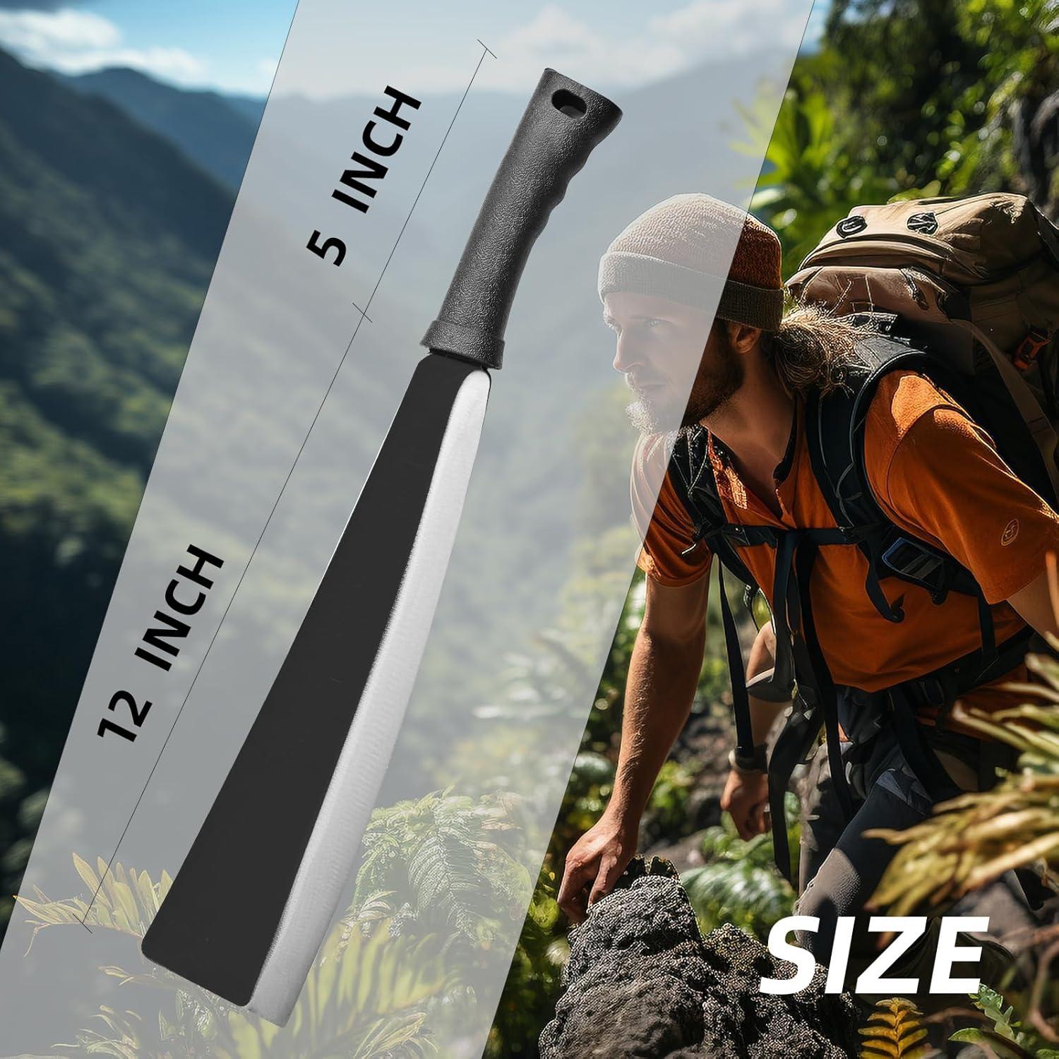 Machete de Jardín EcoDigiLife 43cm Acero Inoxidable con Funda